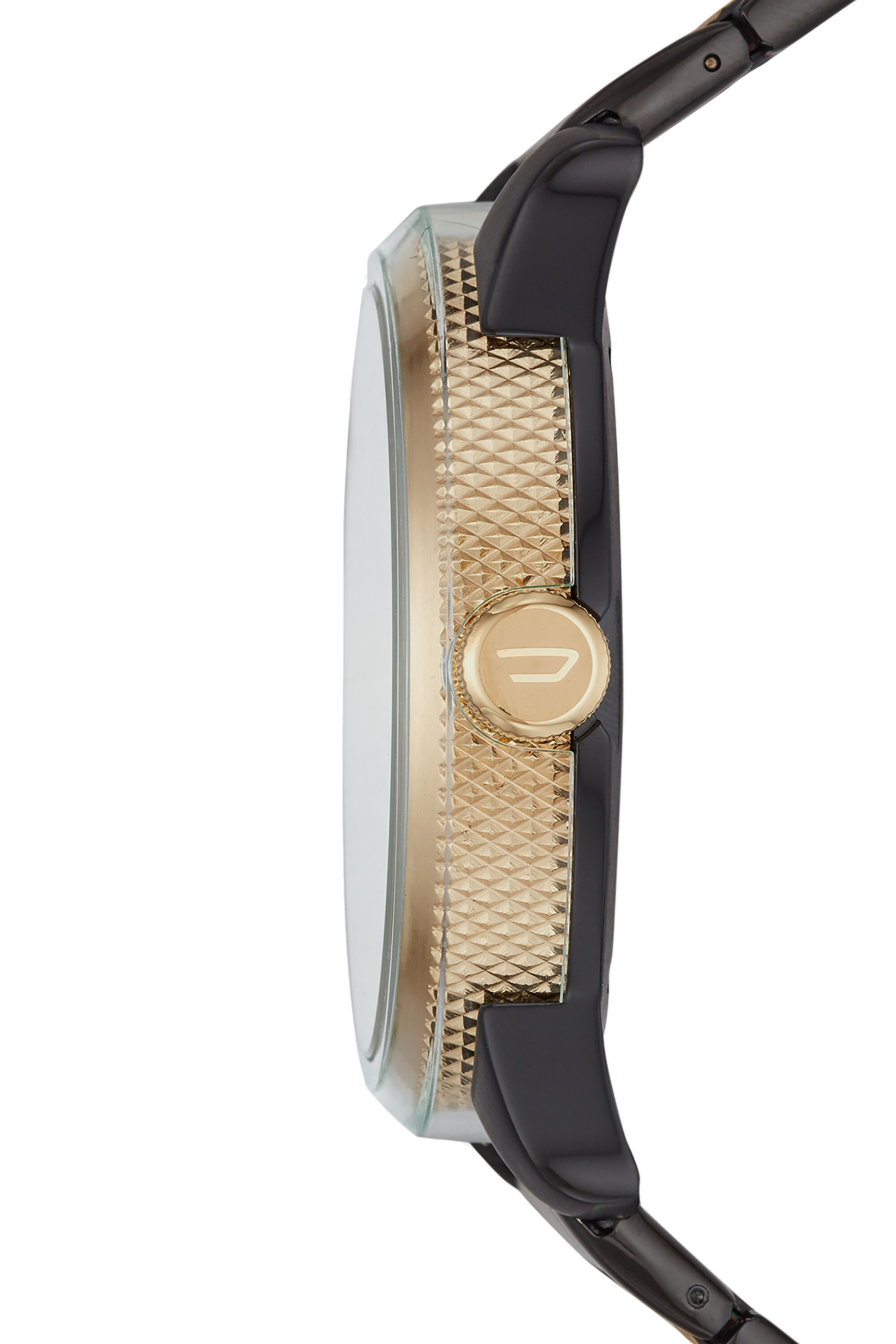 Diesel - DZ1877, Herren Armbanduhr aus Edelstahl mit drei Zeigern in Schwarz/Gold - 2