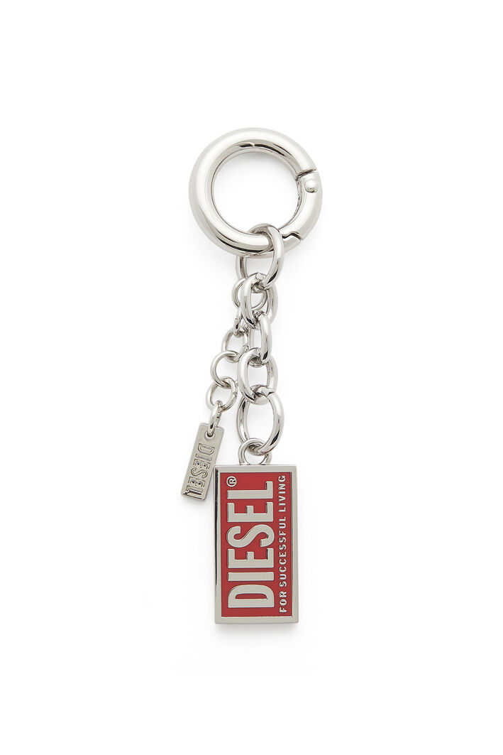 Diesel - CHARM-BISCOTTO, Damen Metallschlüsselanhänger mit logo Biscotto Charm in Silber - 2