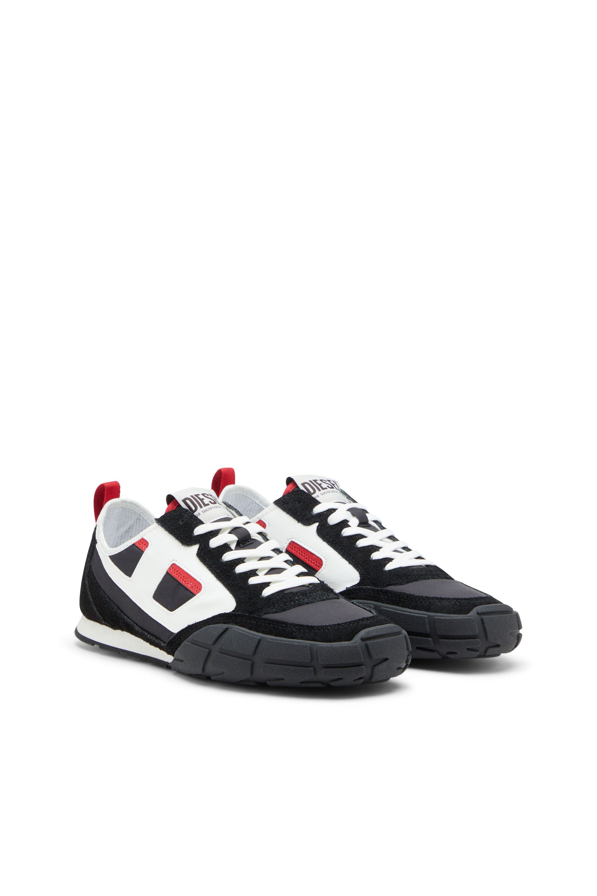 Diesel - S-PAGODHA LOW, Herren Sneakers aus Leder, Wildleder und Ripstop in null - 2
