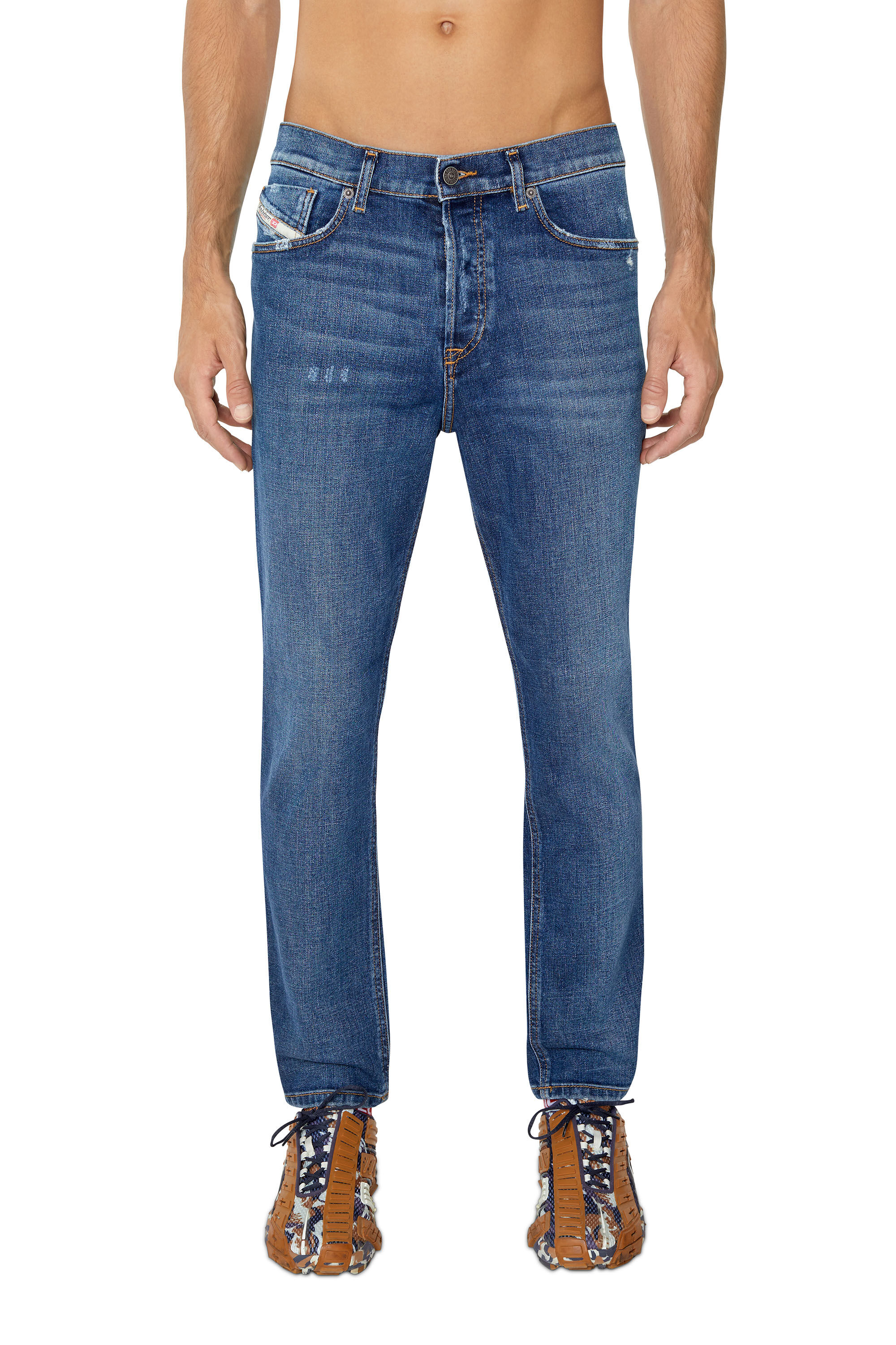 Diesel - 2005 D-Fining 09E45 Tapered Jeans, Mittelblau - Image 3