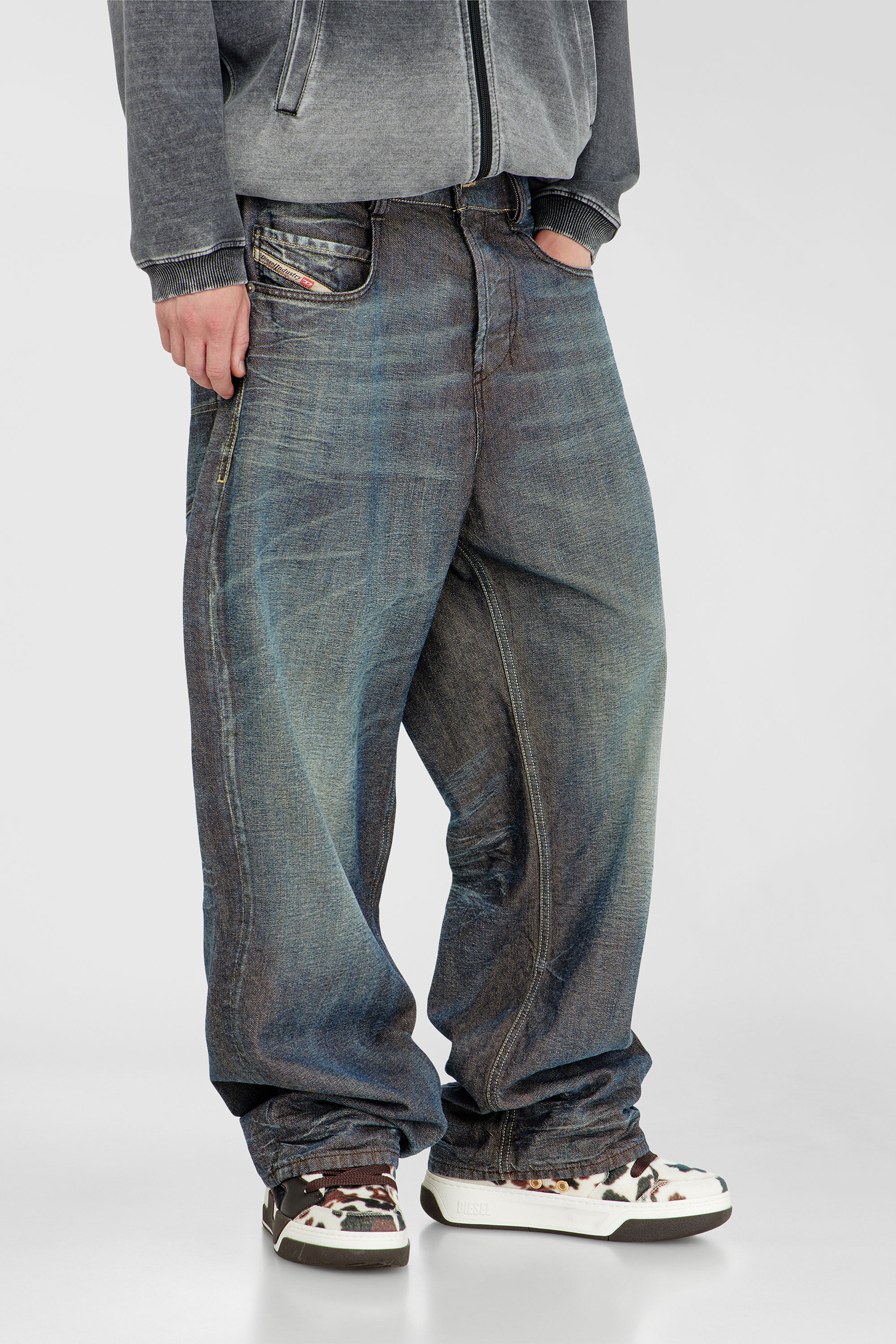 Diesel - Unisex Relaxed Jeans 1997 D-Enim-M 007EM, Dunkelblau - 9