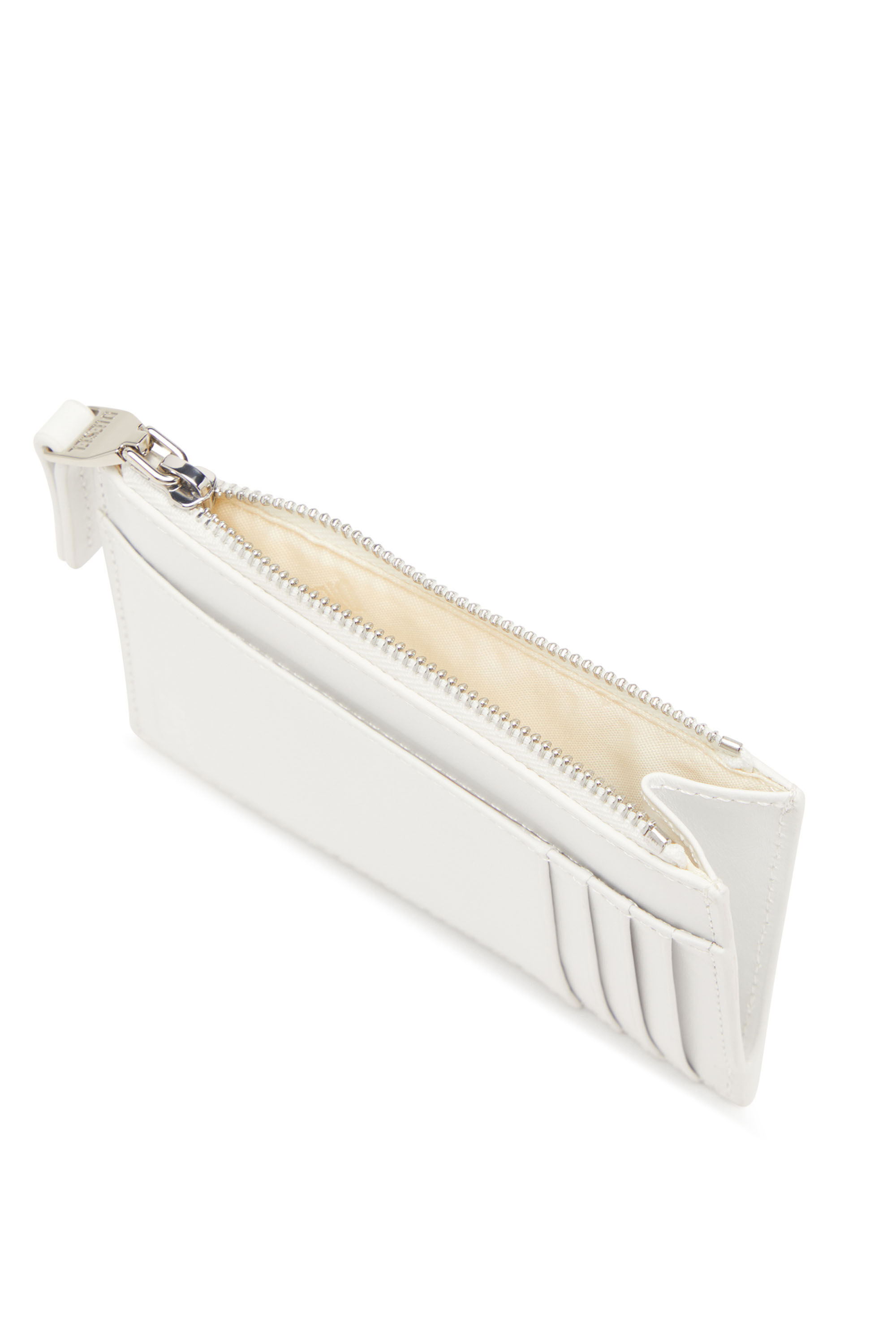 Diesel - 1DR CARD HOLDER I, Damen Kartenetui aus Leder in Weiß - 3