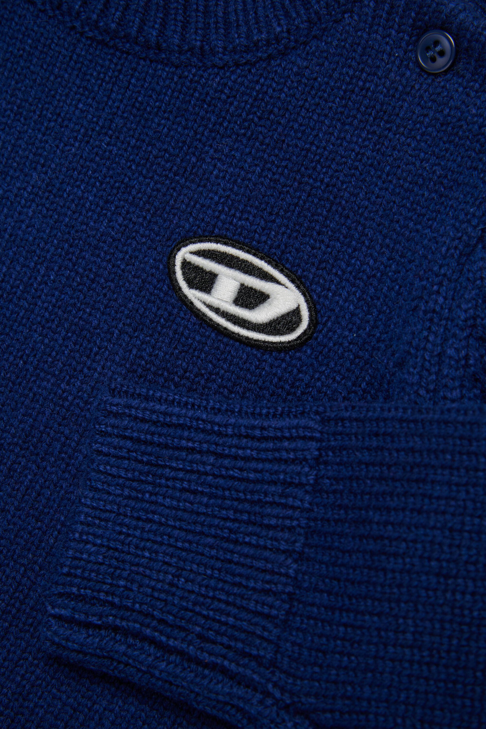 Diesel - KOLLYB, Unisex Pullover in Wollmischung in Blau - 4