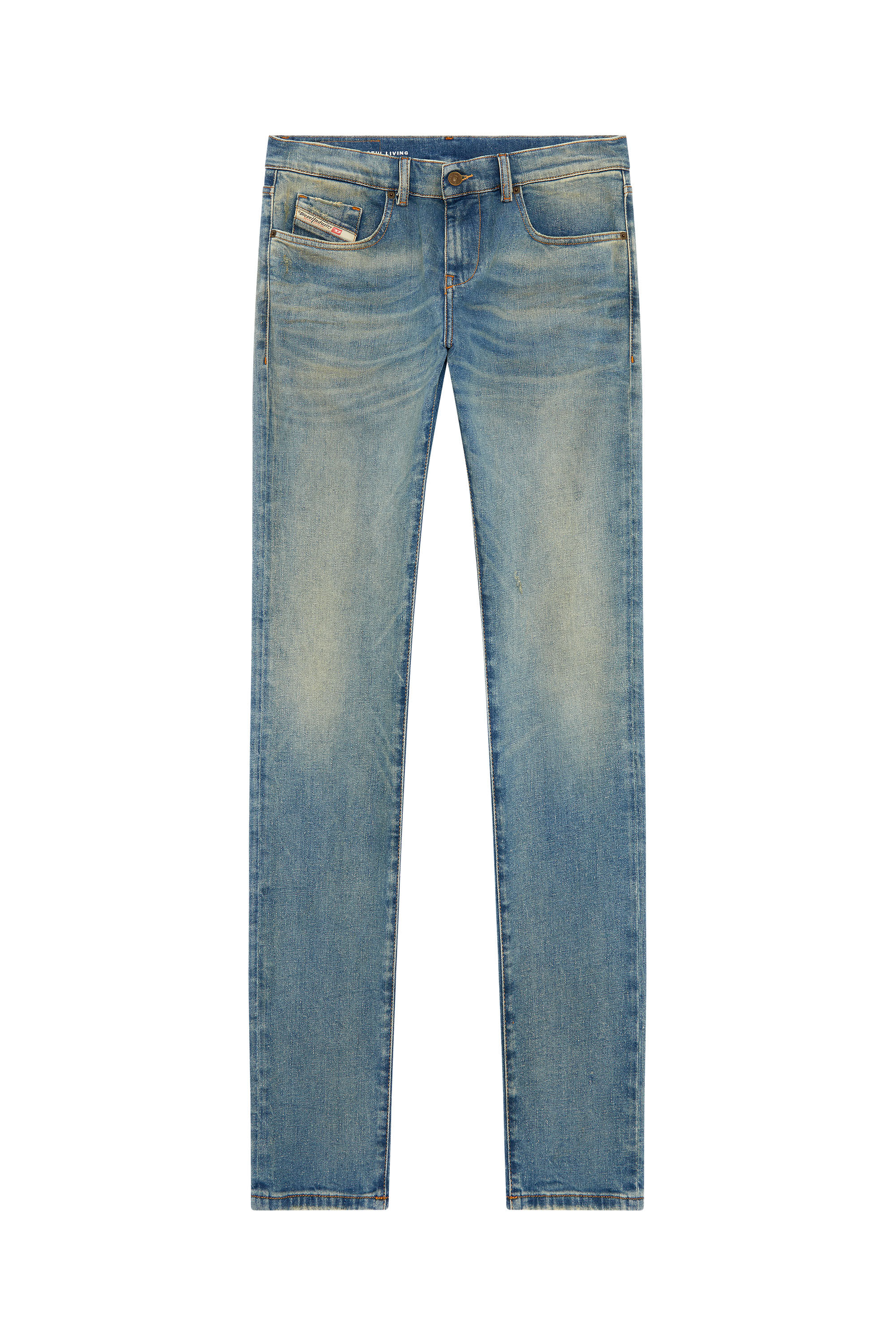 Diesel - Slim Jeans 2019 D-Strukt 09H50, Mittelblau - Image 2