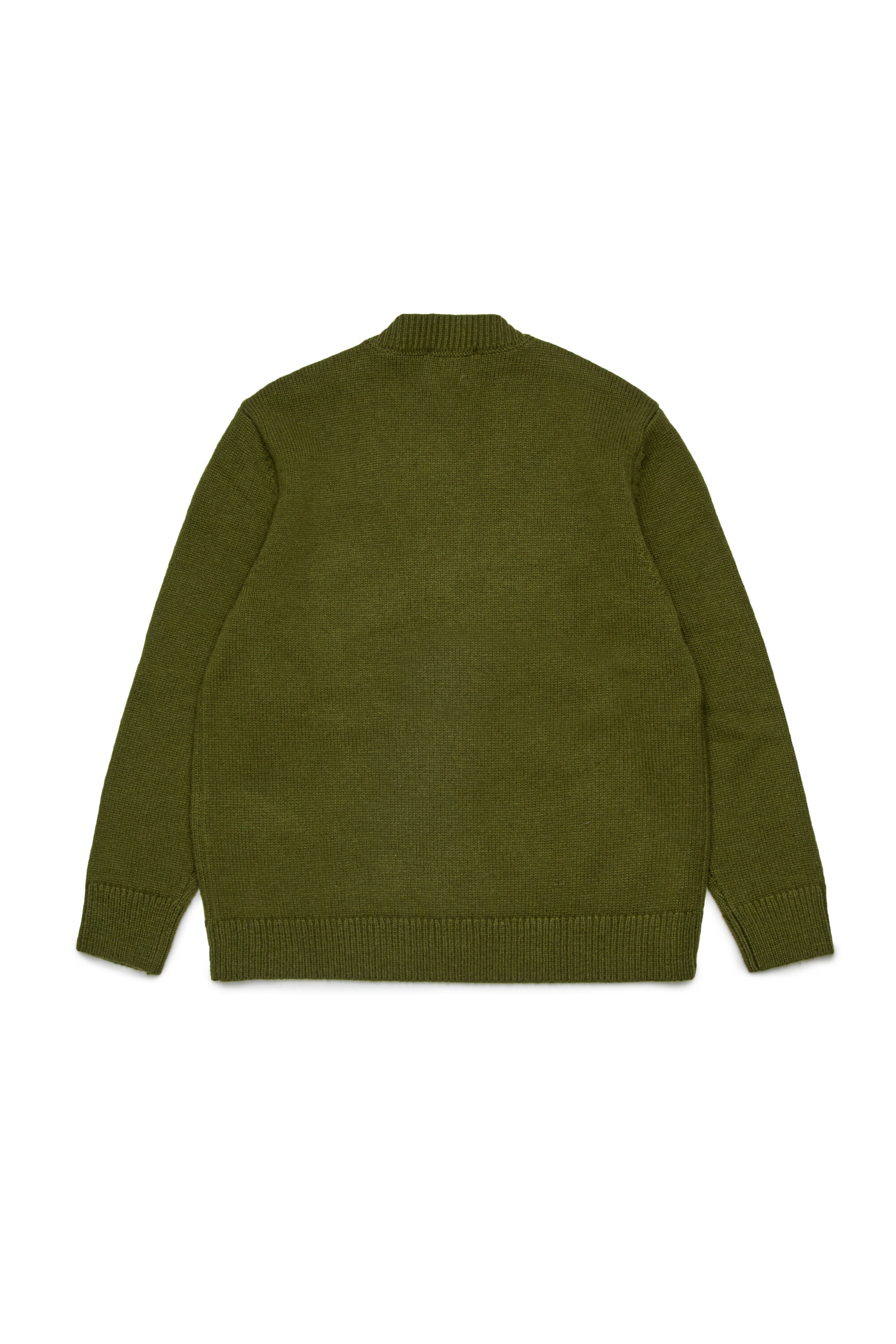 Diesel - KRAMCARDIGAN, Herren Cardigan aus Wolle in Grün - 2