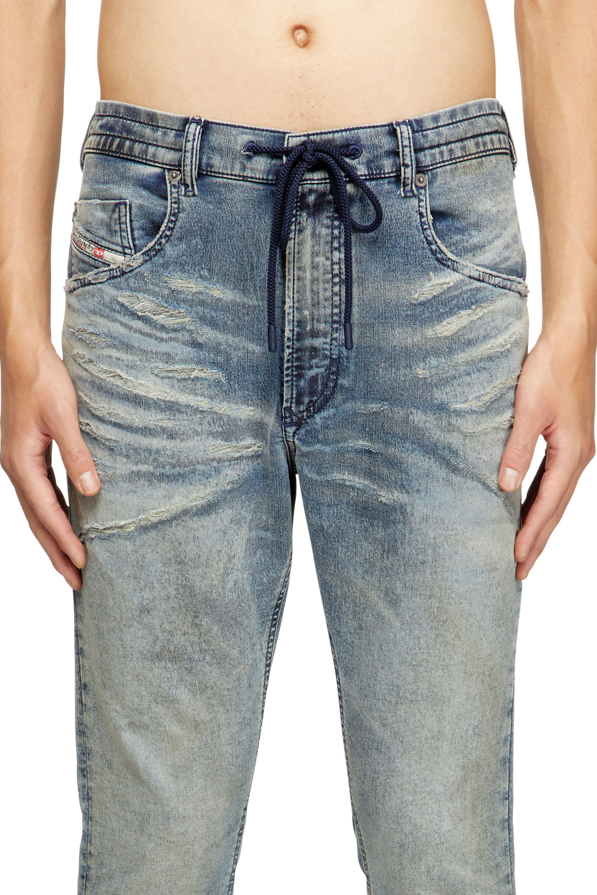 Diesel - Herren Regular 2032 D-Krooley Joggjeans® 09M37, Mittelblau - 5