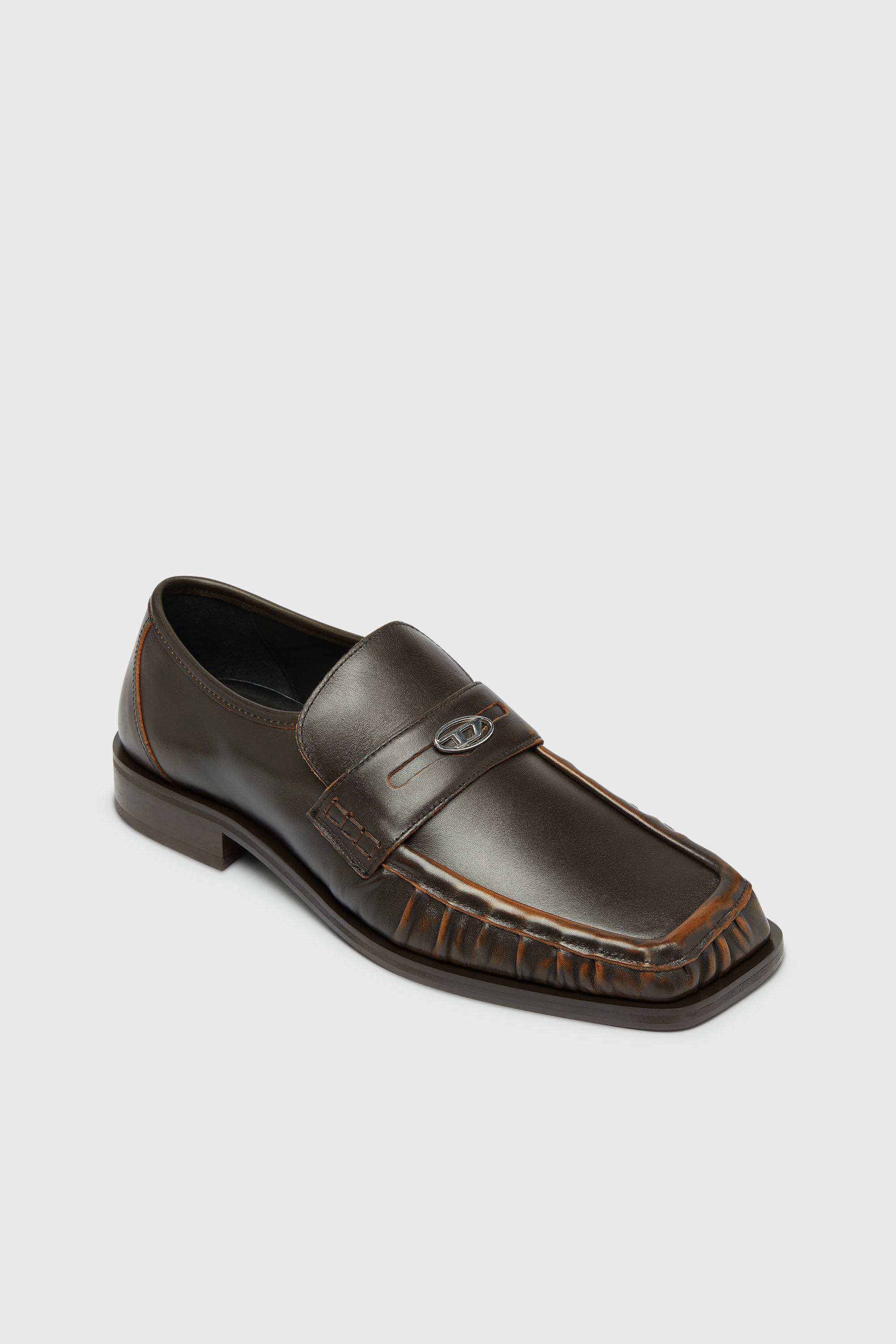 Diesel - D-AMBER LOAFER, Herren D-Amber - Penny-Loafer aus Leder in Braun - 6