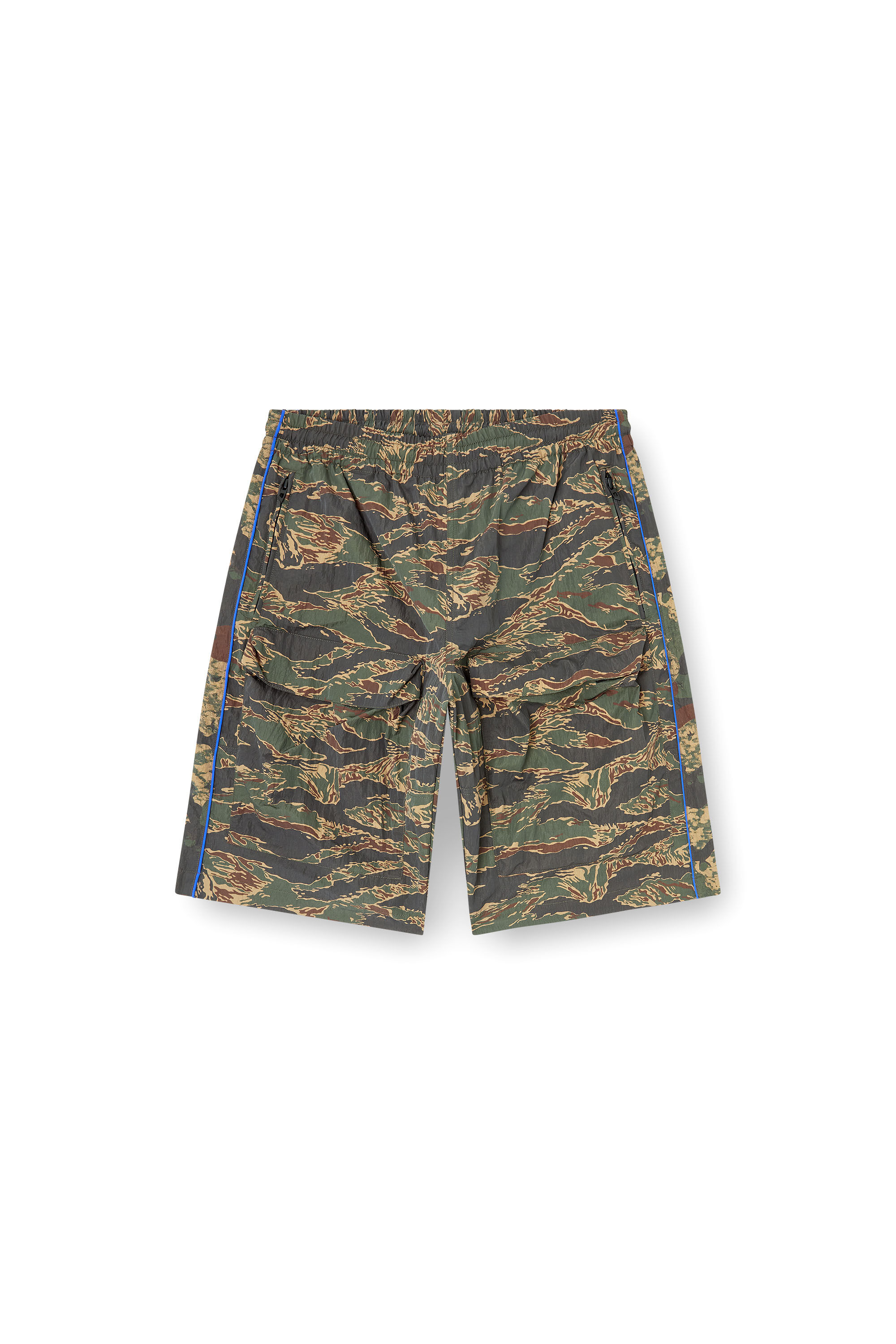 Diesel - P-RAMOS-SHORT-EPBW, Herren Cargoshorts mit gemischten Camo-Prints in Armeegrün - 2