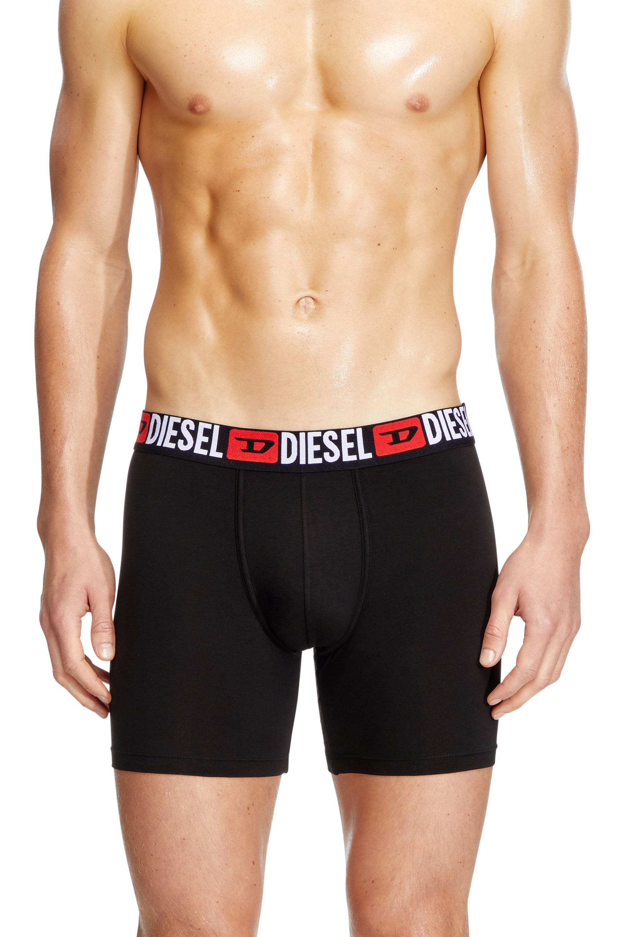 Diesel - MAX-D-CORE-3PACK, Herren Retropants im Dreierpack aus Baumwollstretch in Schwarz - 3