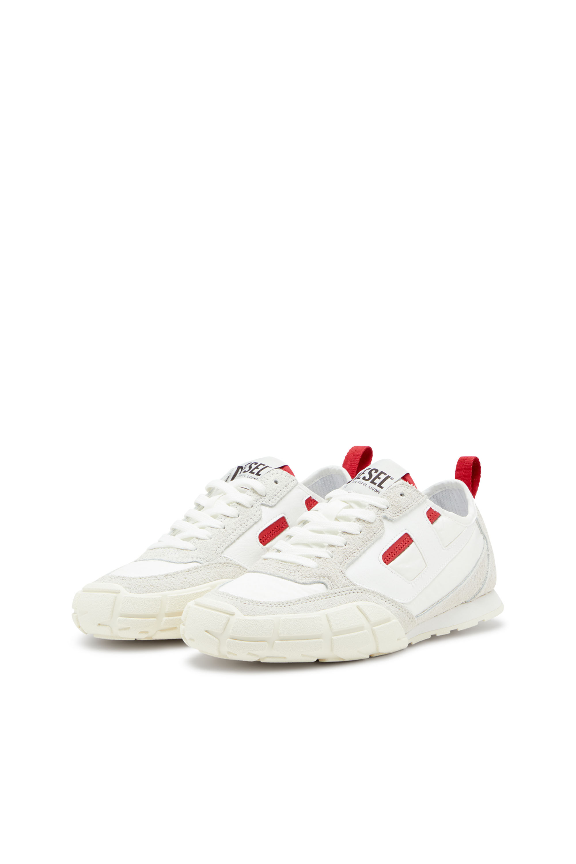 Diesel - S-PAGODHA LOW W, Damen Sneakers aus Leder, Wildleder und Ripstop in null - 8