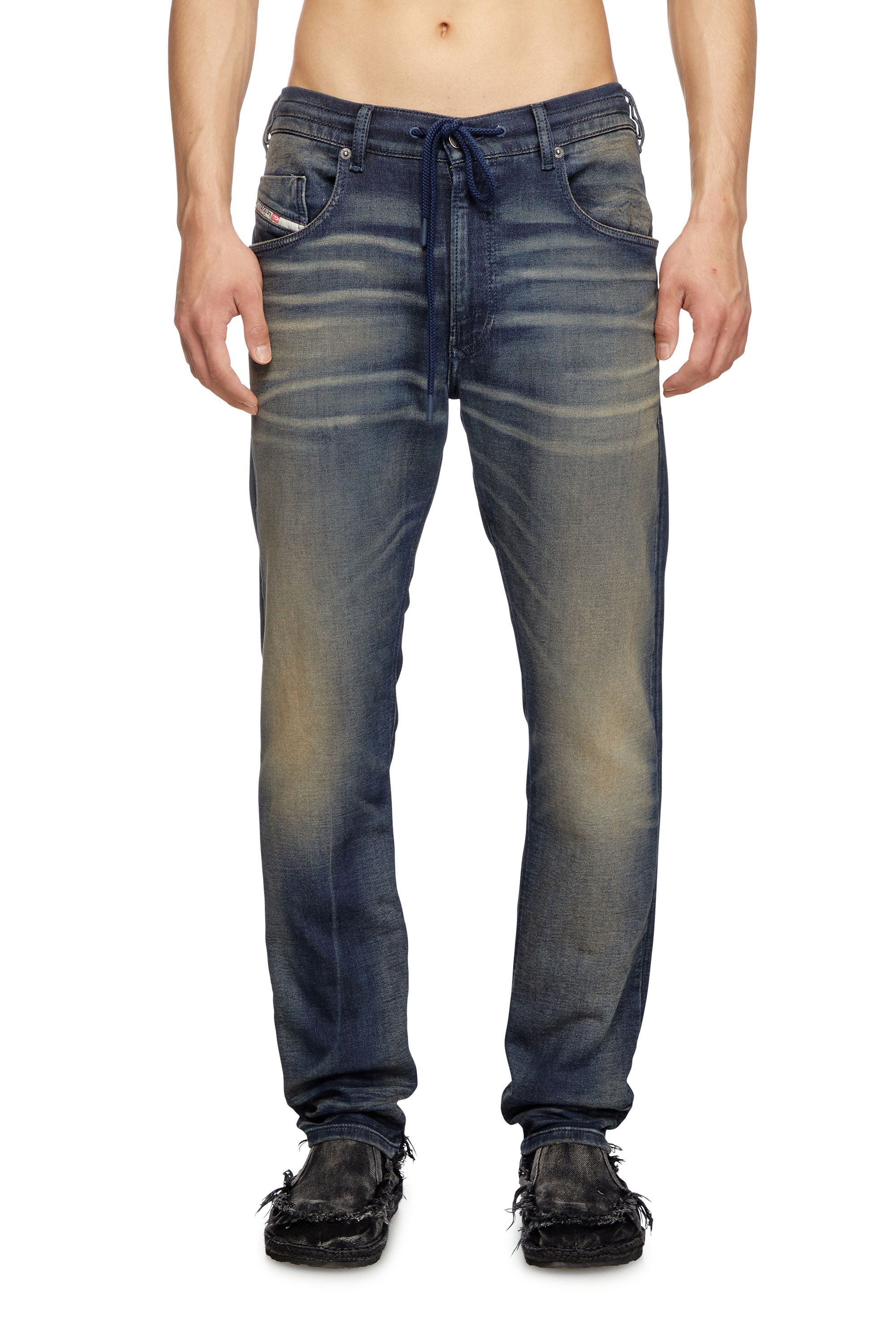 Diesel - Herren Regular 2030 D-Krooley Joggjeans® 068PM, Dunkelblau - 3