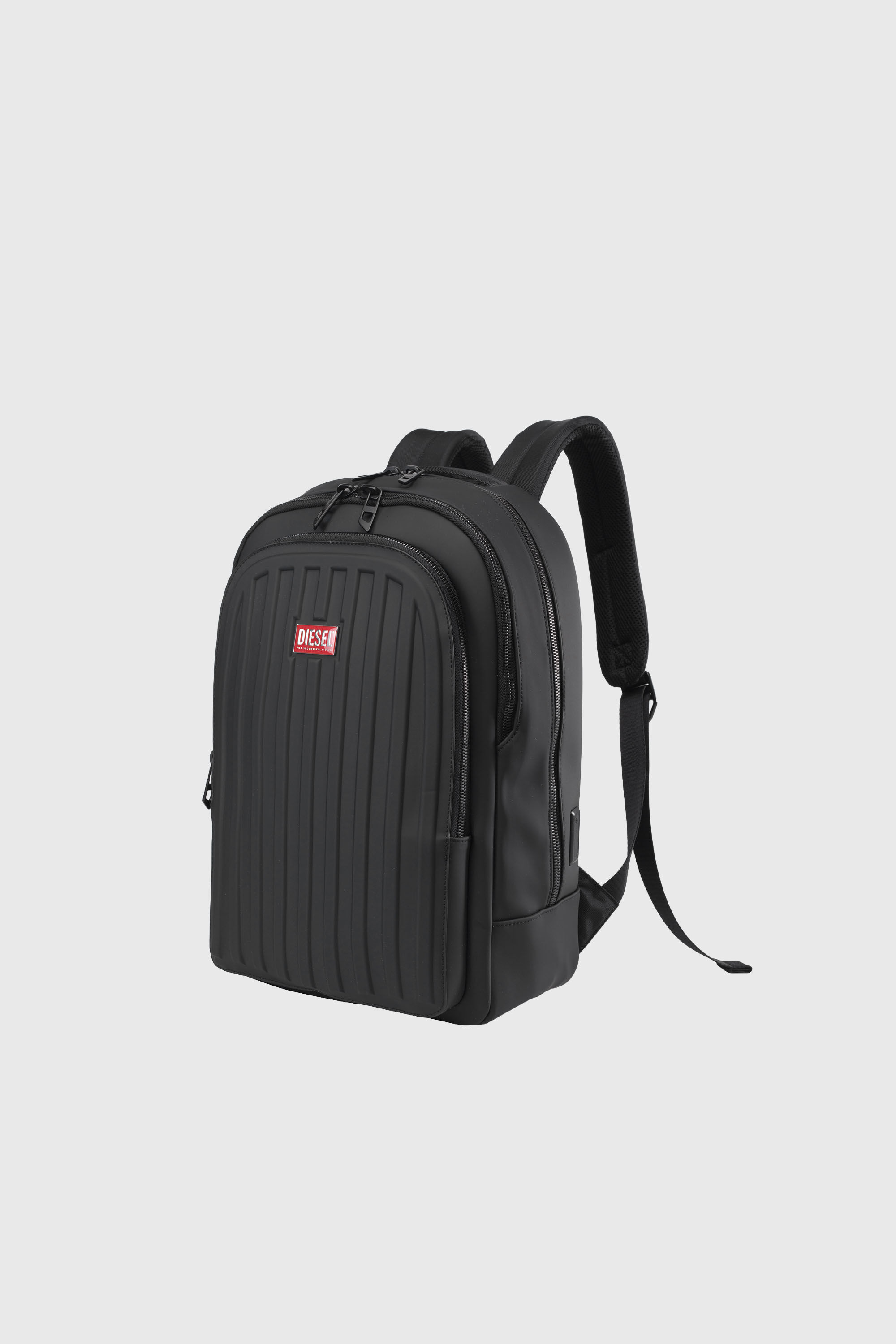 Diesel - DIESEL ALUMINUM BACKPACK DSB003, Unisex Funktionaler Business-Rucksack in Schwarz - 5