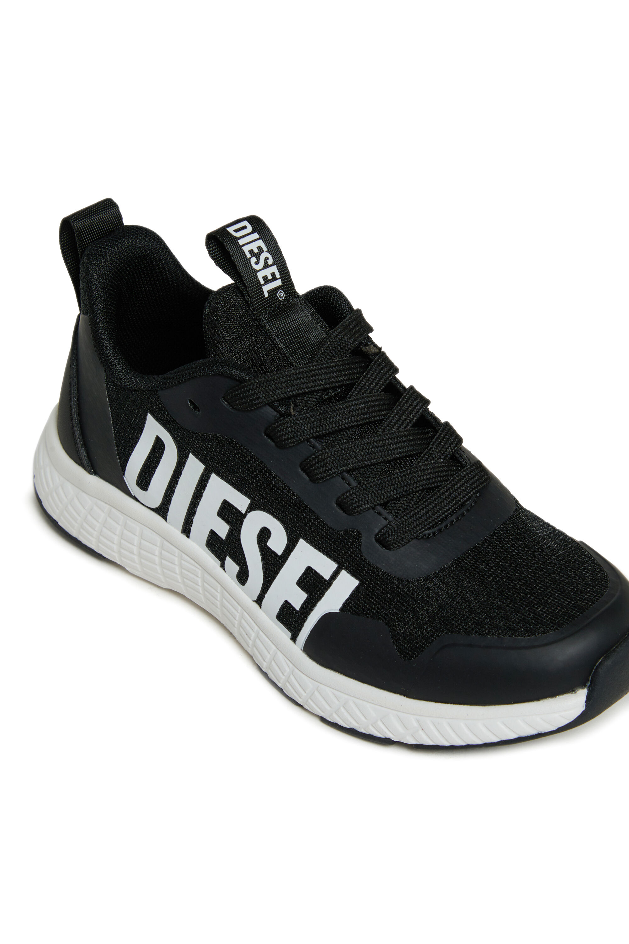 Diesel - S-RUNCOUT, Unisex S-Runcout - Sneakers mit maxi Diesel Logo in Schwarz - 4