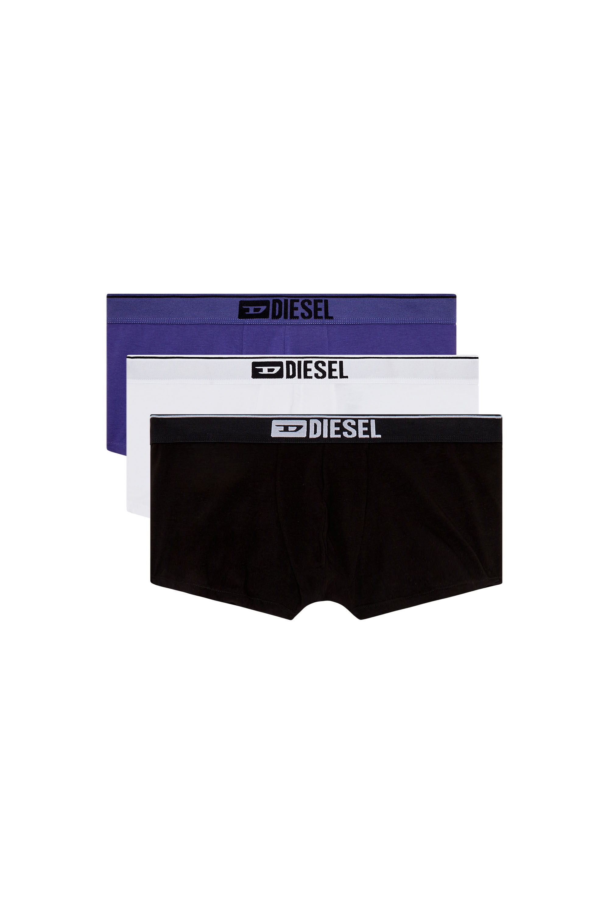 Diesel - UMBX-DAMIENTHREEPACK, Herren Retropants aus Stretch-Baumwolle im Dreierpack in Schwarz/Blau - 2