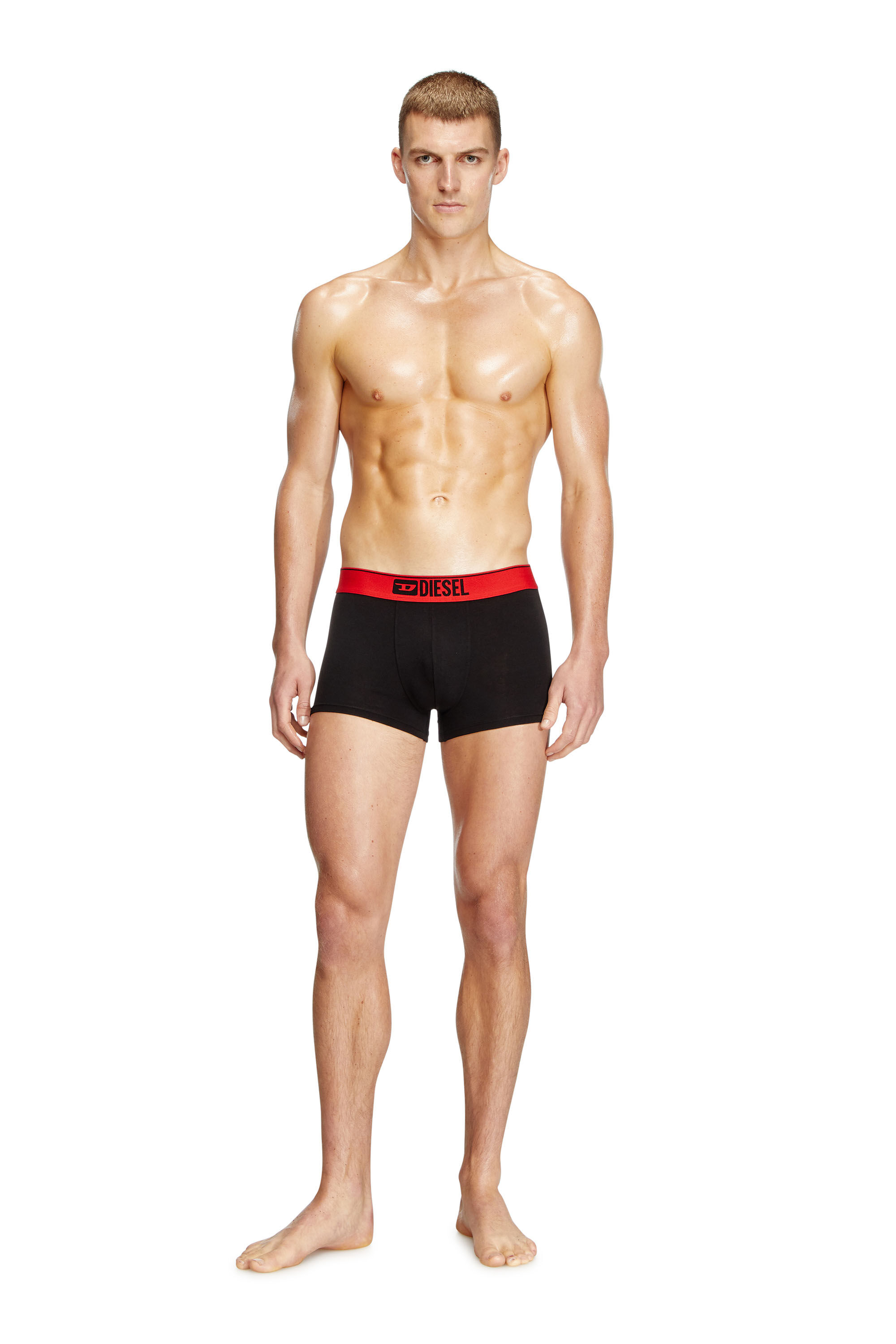 Diesel - UMBX-DAMIENTHREEPACK, Herren Einfarbige Retropants im Dreierpack in Bunt/Schwarz - 1