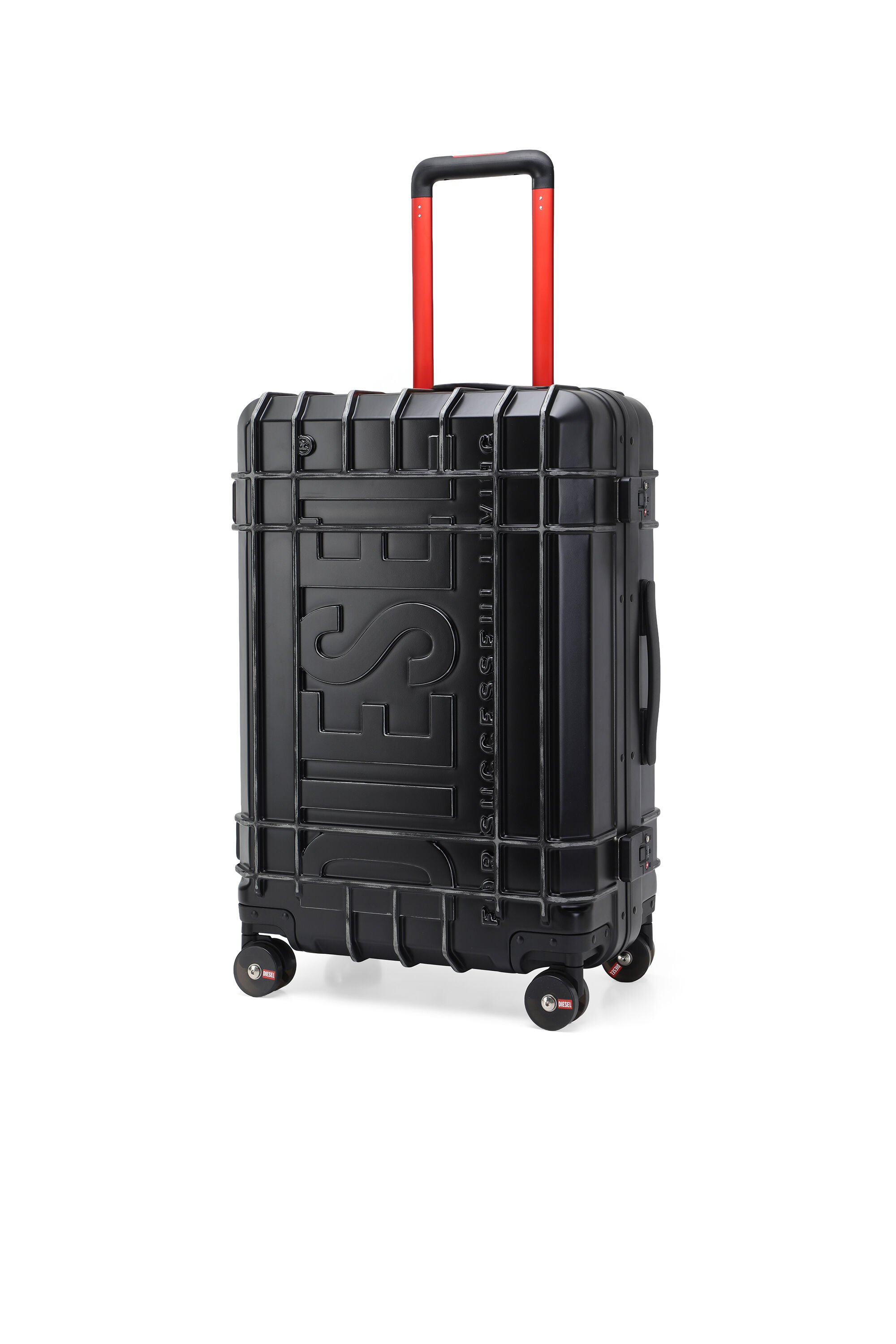 Diesel - DIESEL PC STRONG IMAGE TROLLEY- DSL003, Unisex Robuster Koffer Gr&ouml;&szlig;e M in Schwarz - 5