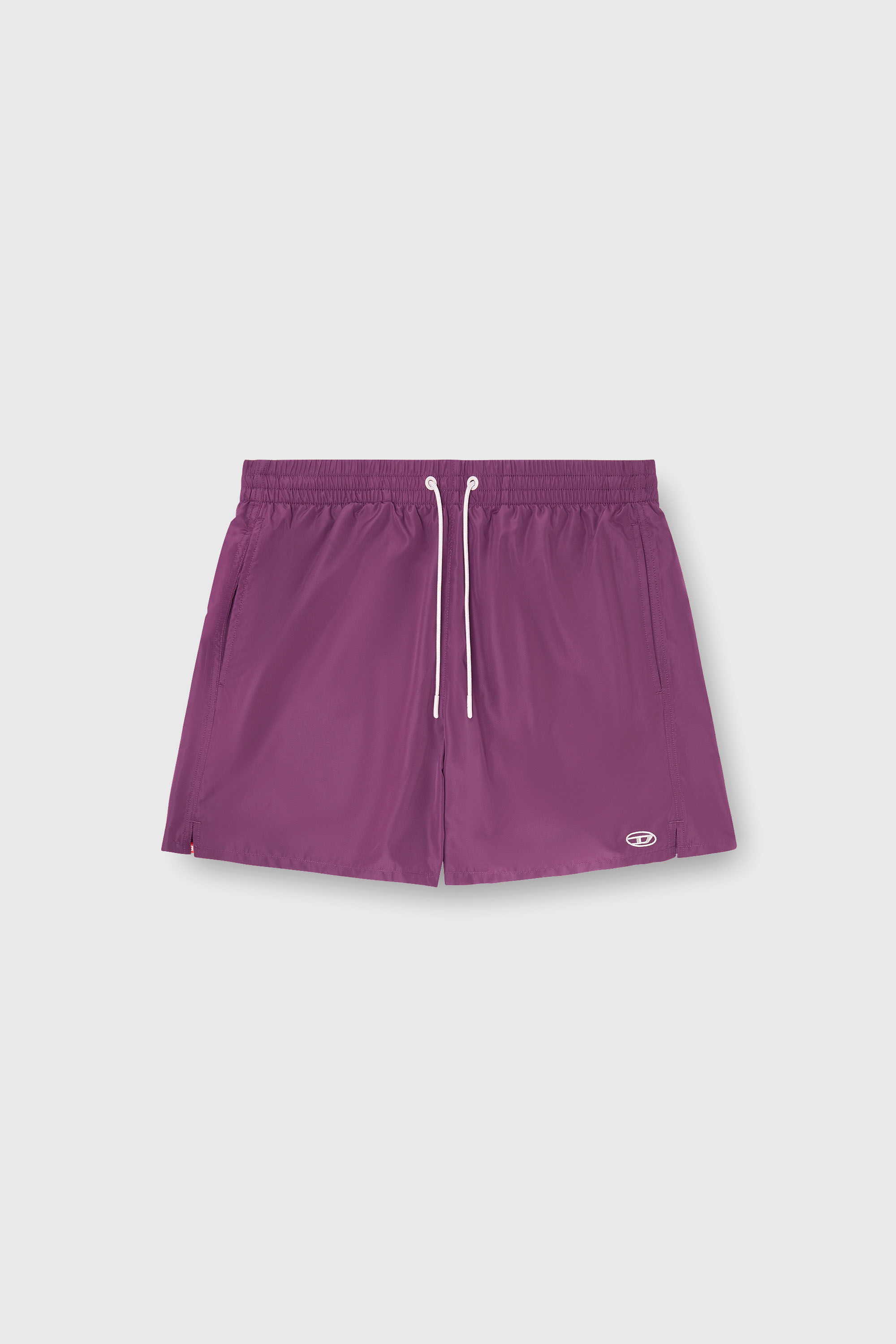 Diesel - GEORGE-41-UTLT, Herren Badeshorts mit metallischem Oval D Logo in Violett - 4