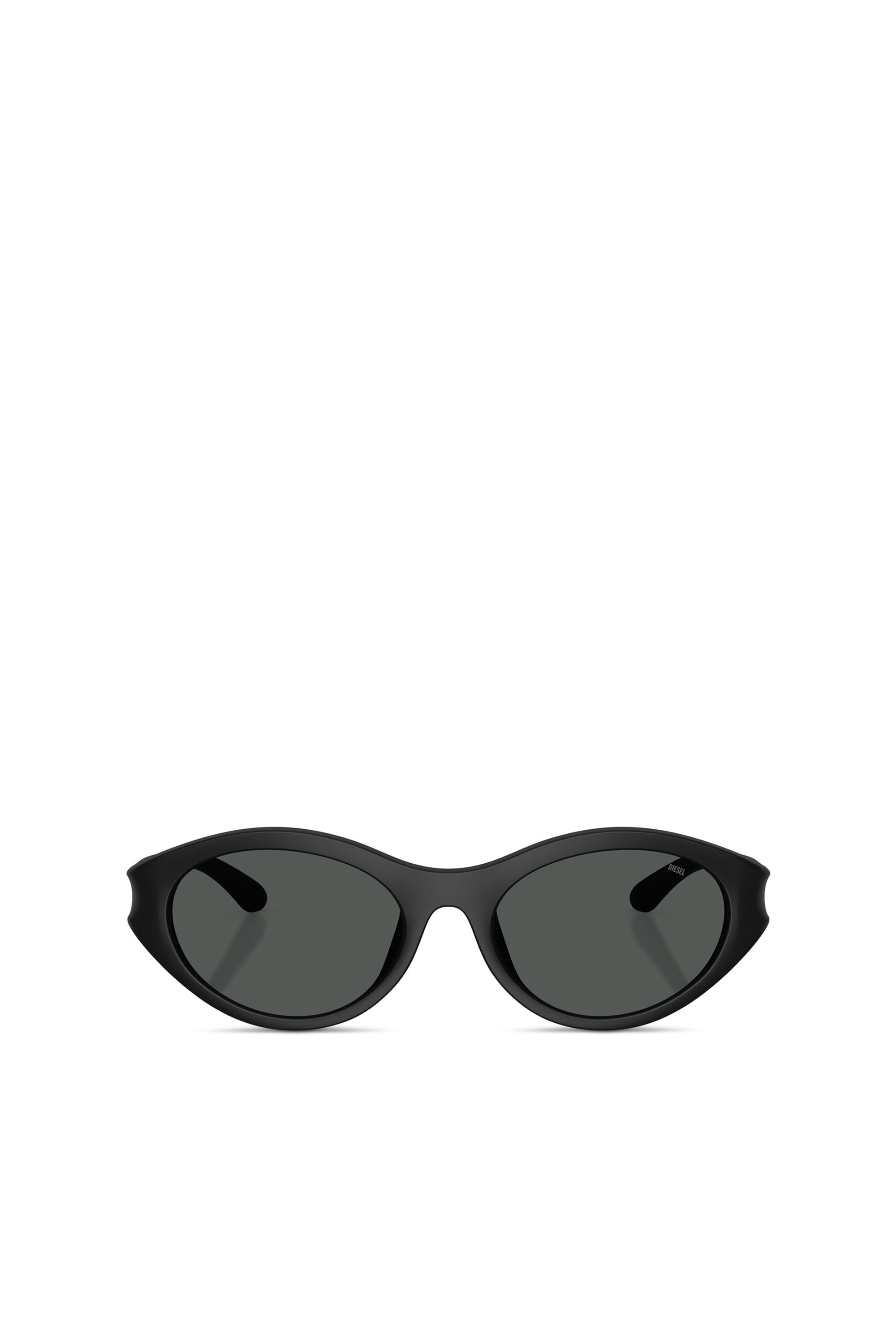 Women's Oval sunglasses | Black | Diesel