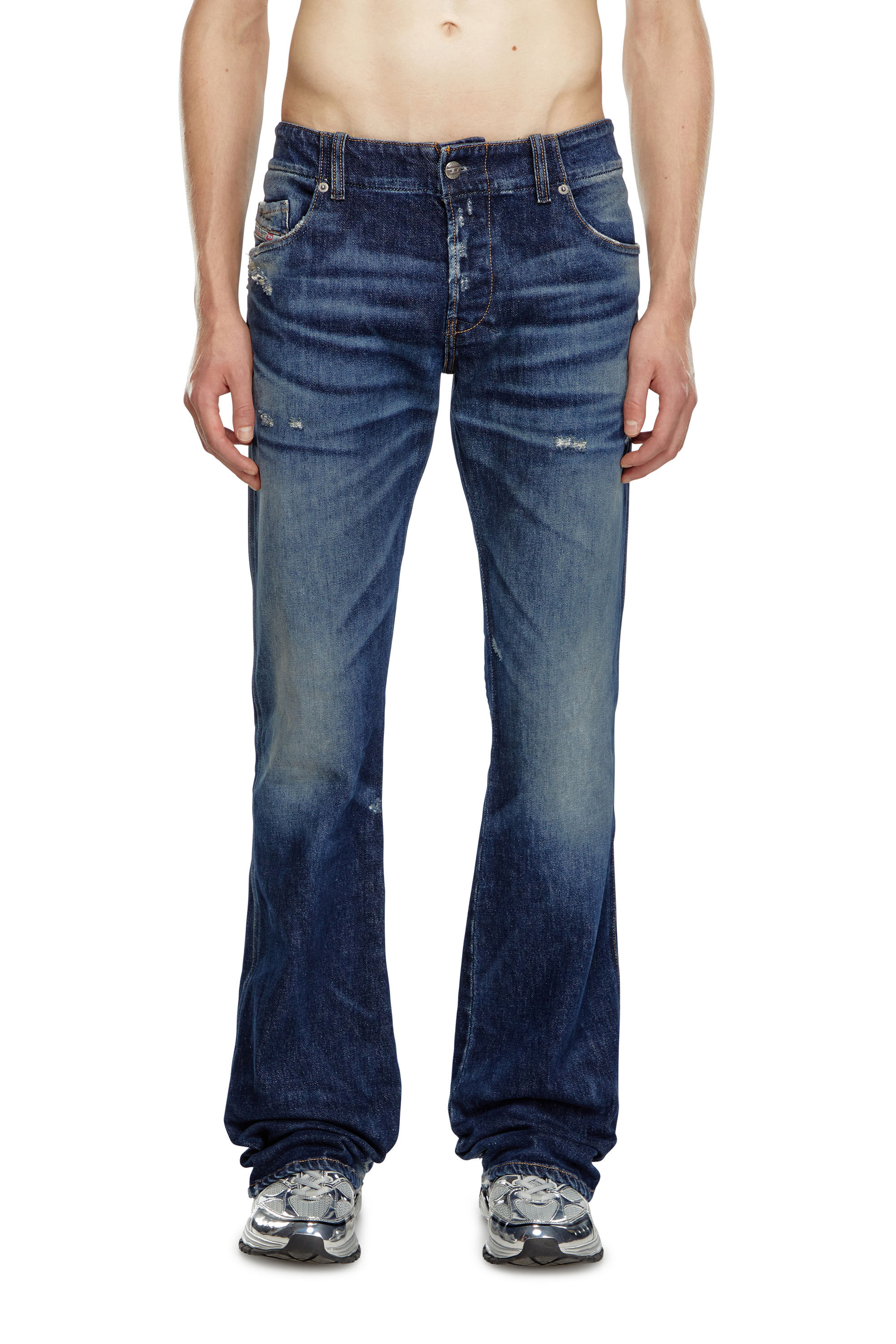 Diesel - Herren Bootcut Jeans D-Backler 09J56, Dunkelblau - 3