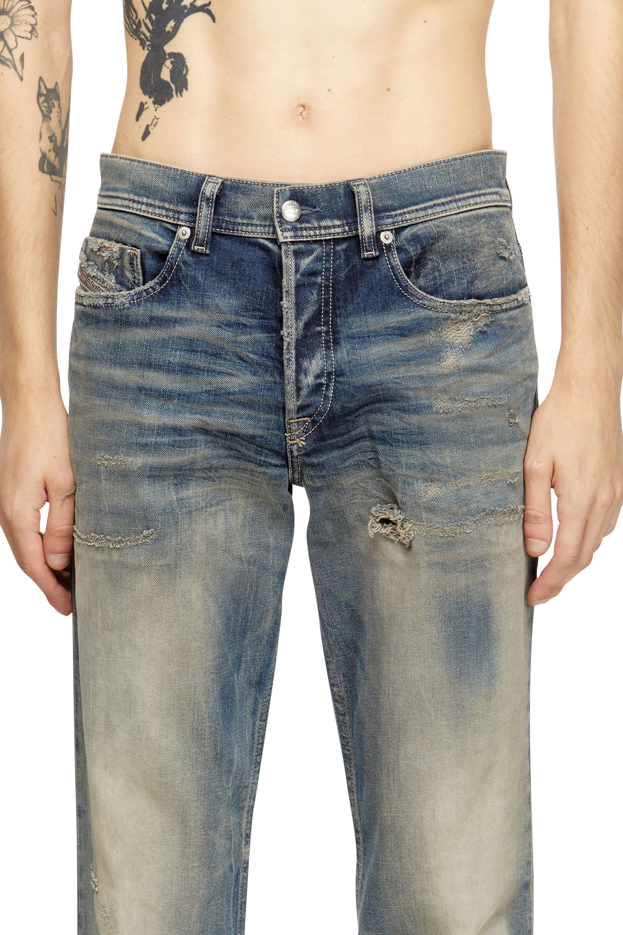 Diesel - Herren Regular Jeans 2023 D-Finitive 09M18, Mittelblau - 5