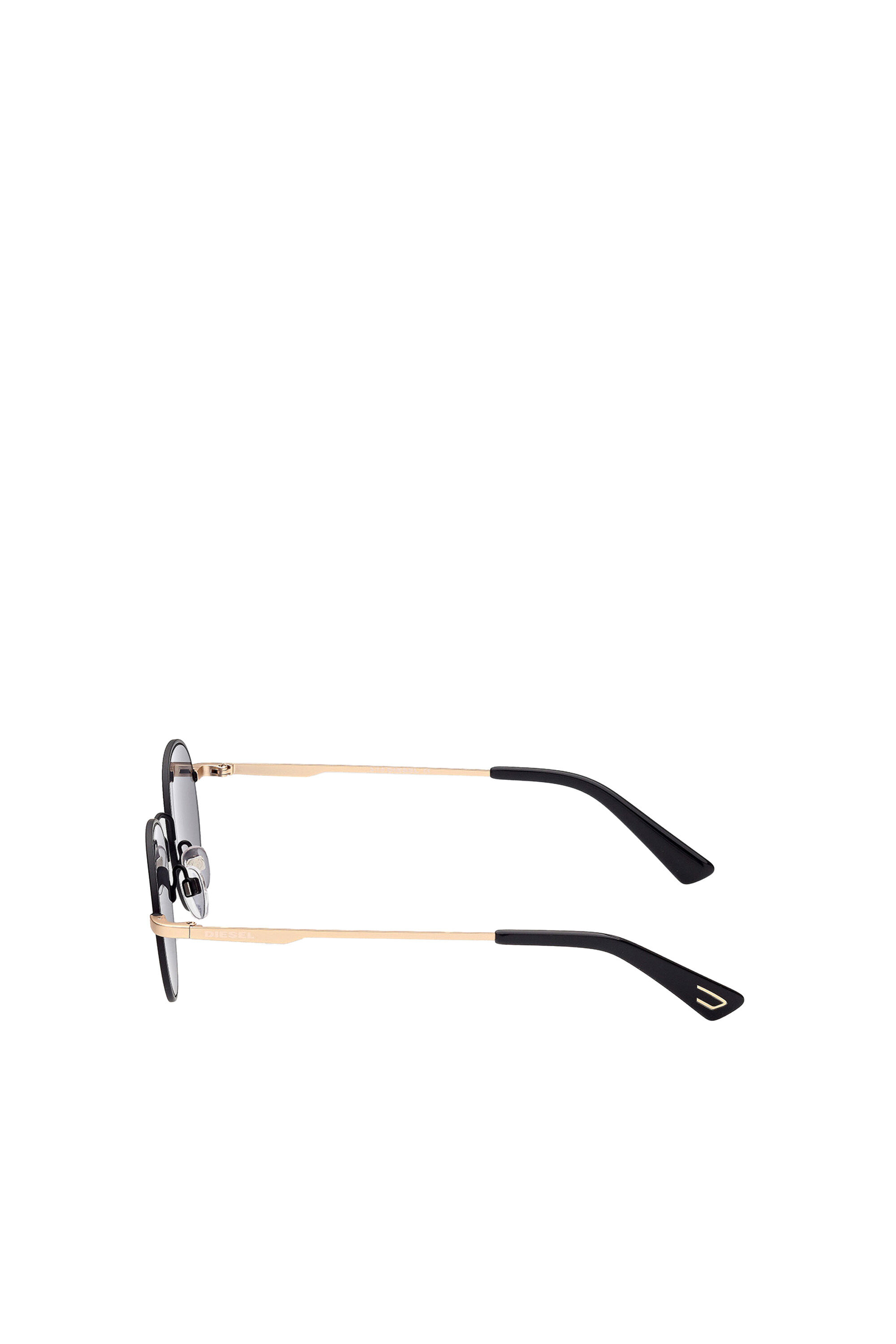 Diesel - DL0290, Unisex Leichte Sonnenbrille mit hoher Lichtdurchlässigkeit in Schwarz - 4