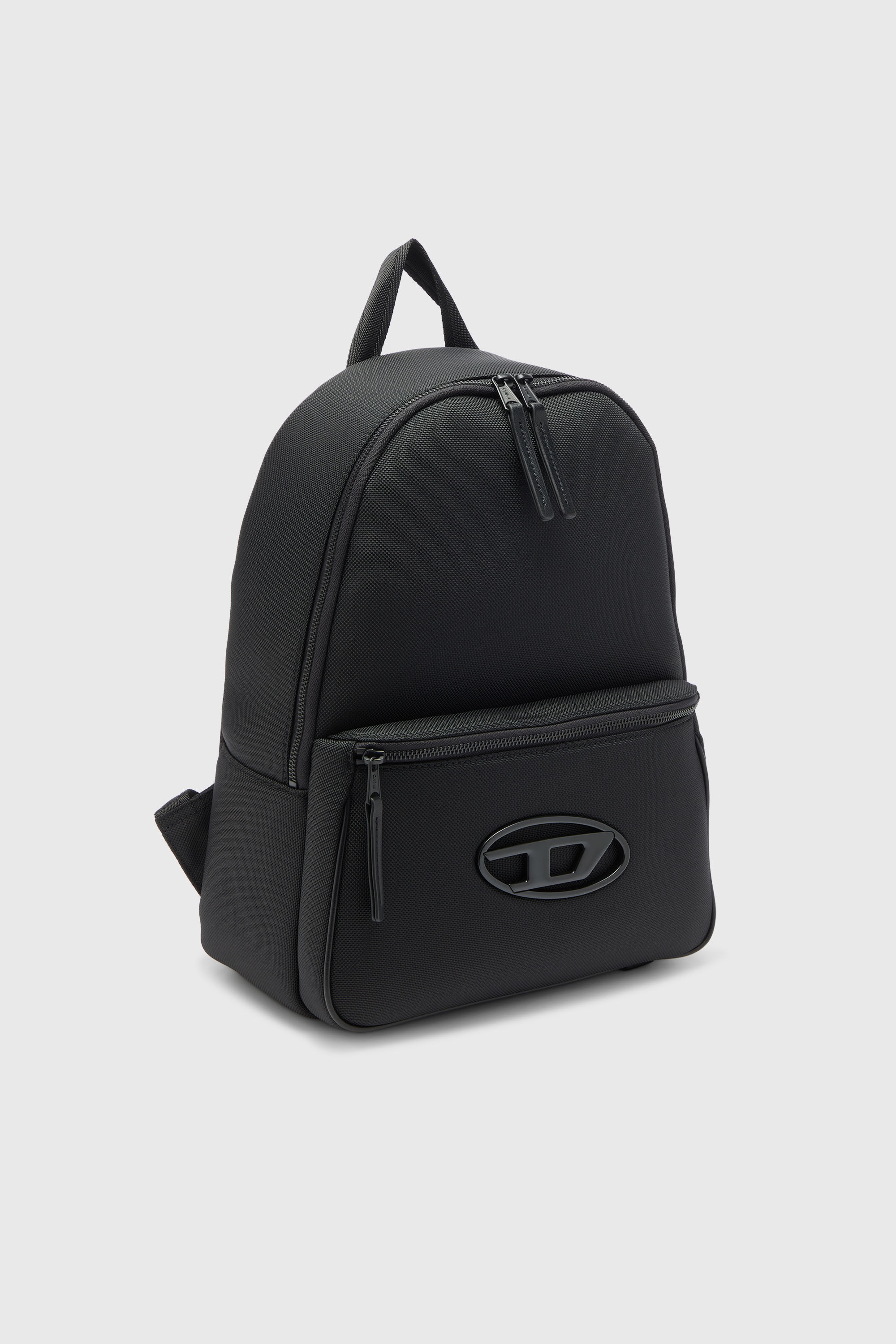 Diesel - HOLI-D BACKPACK M, Unisex Holi-D - Rucksack aus Nylon mit Oval D Logo in Schwarz - 5