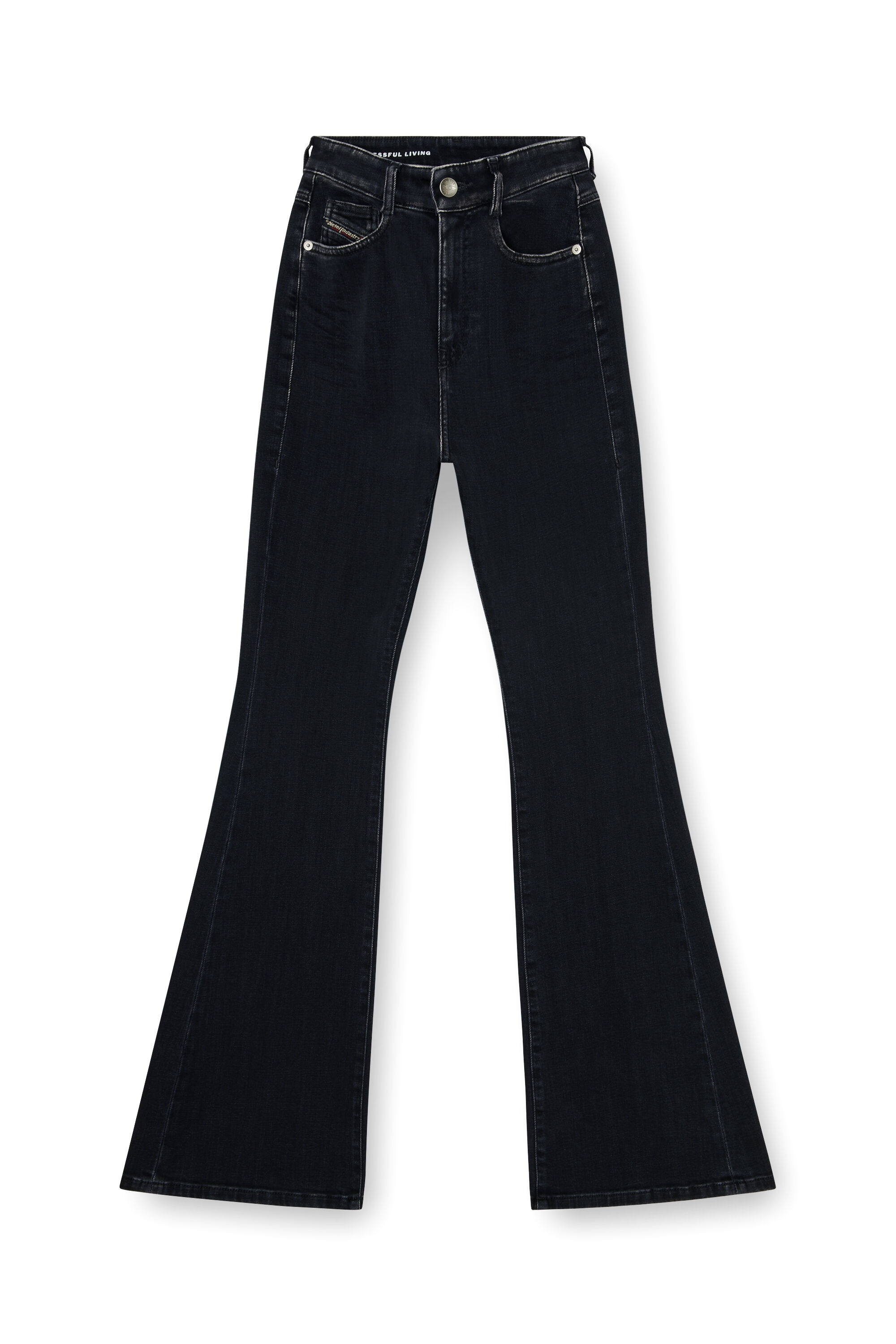 Diesel - Damen Bootcut Jeans 1973 D-Partt 09P75, Schwarz/Dunkelgrau - 6