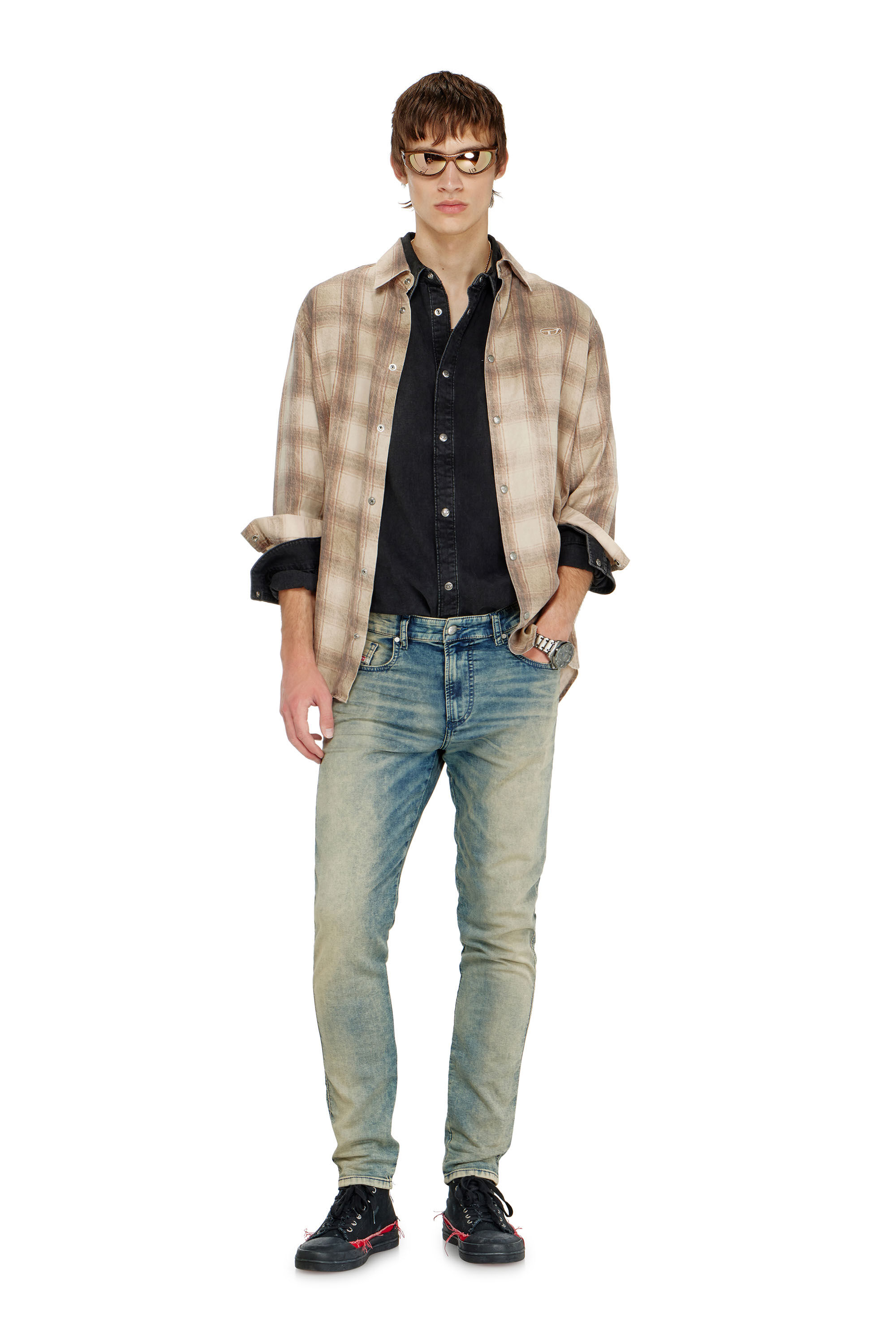 Diesel - Herren Slim 2062 D-Strukt Joggjeans&reg; 09P60, Mittelblau - 1