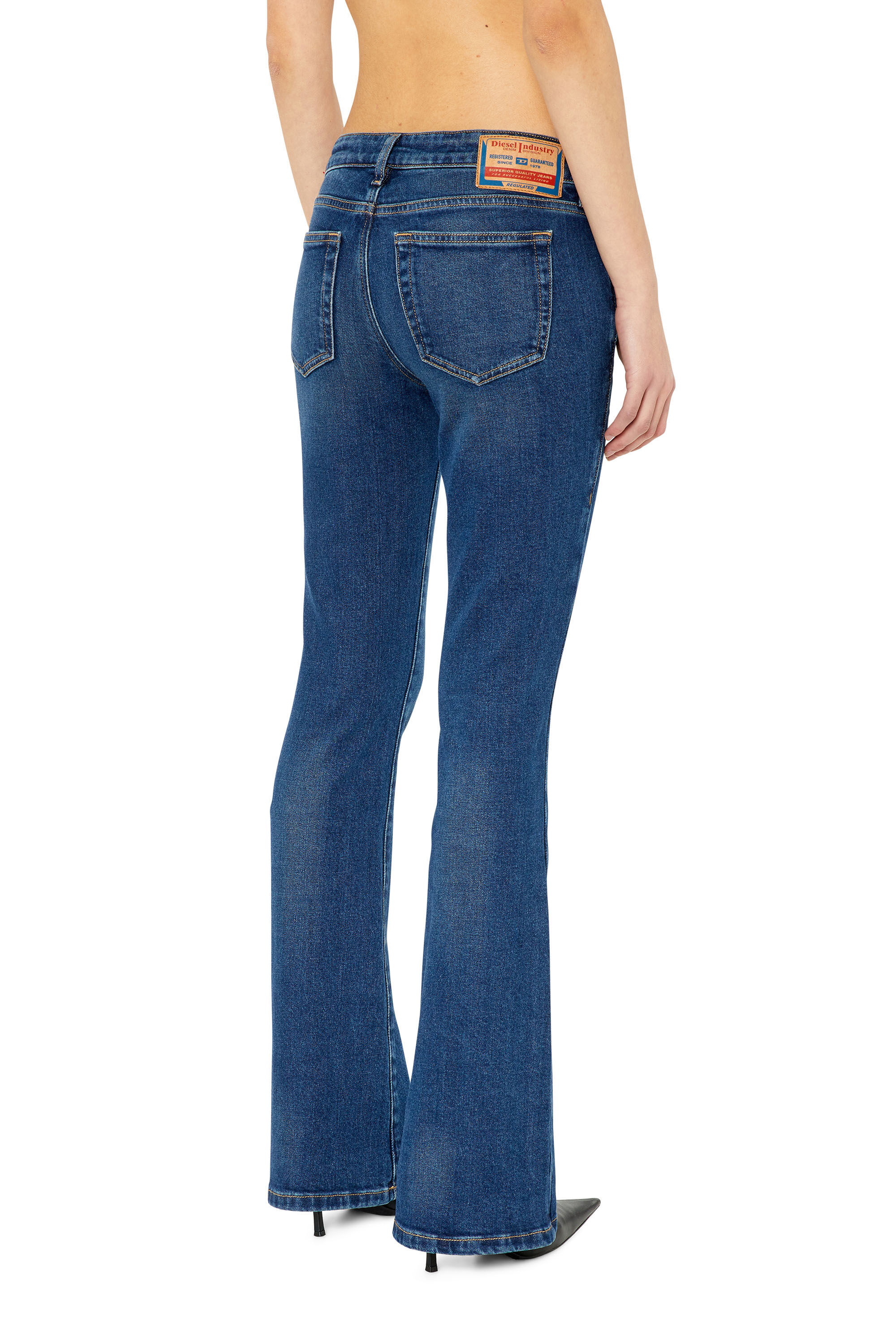 Diesel - 1969 D-Ebbey 0GYCS Bootcut and Flare Jeans, Dunkelblau - Image 4