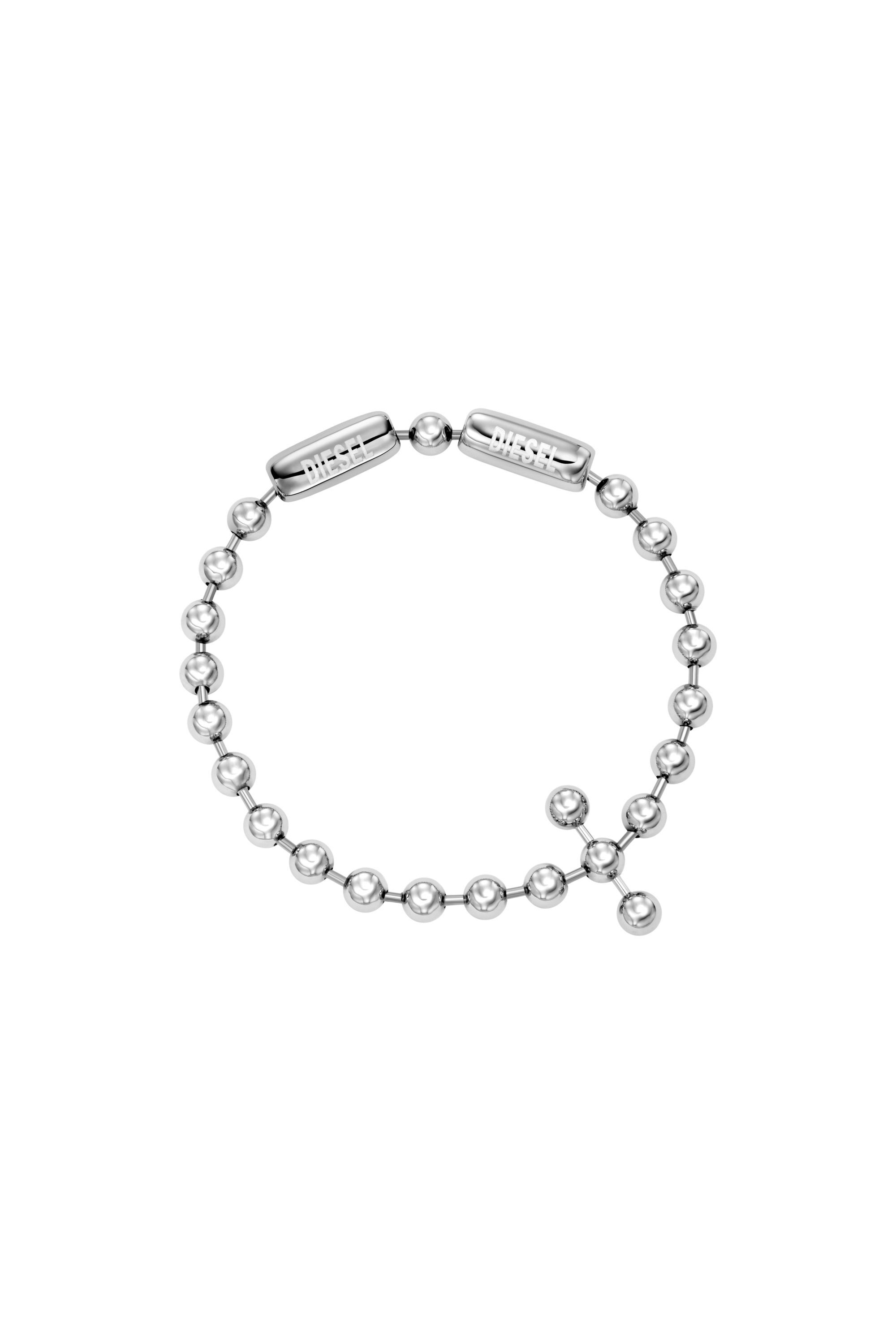 Diesel - DX167540 JEWELLERY, Unisex Armband mit Edelstahlkette in Silber - 1