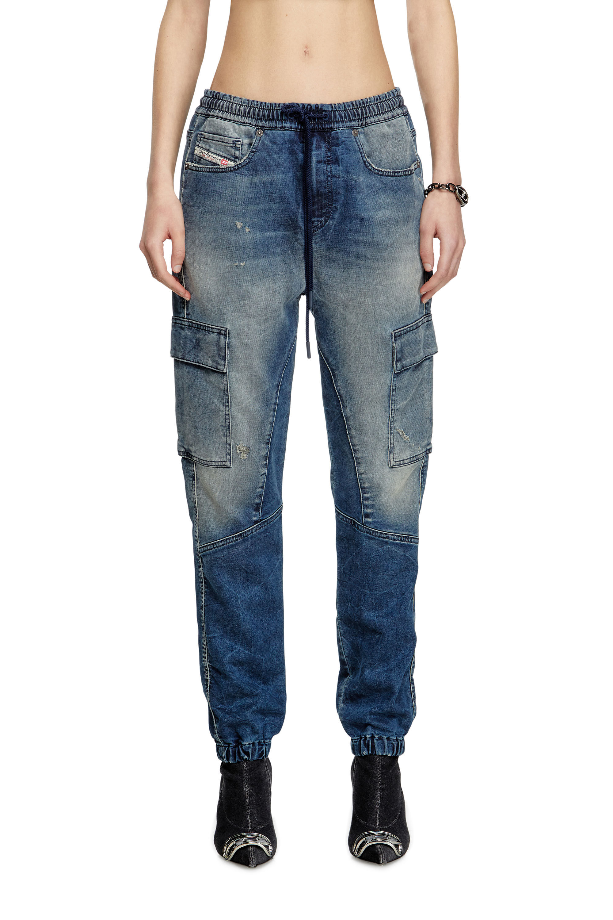 Diesel - Damen Regular 2051 D-Ursy Joggjeans® 068PI, Mittelblau - 3
