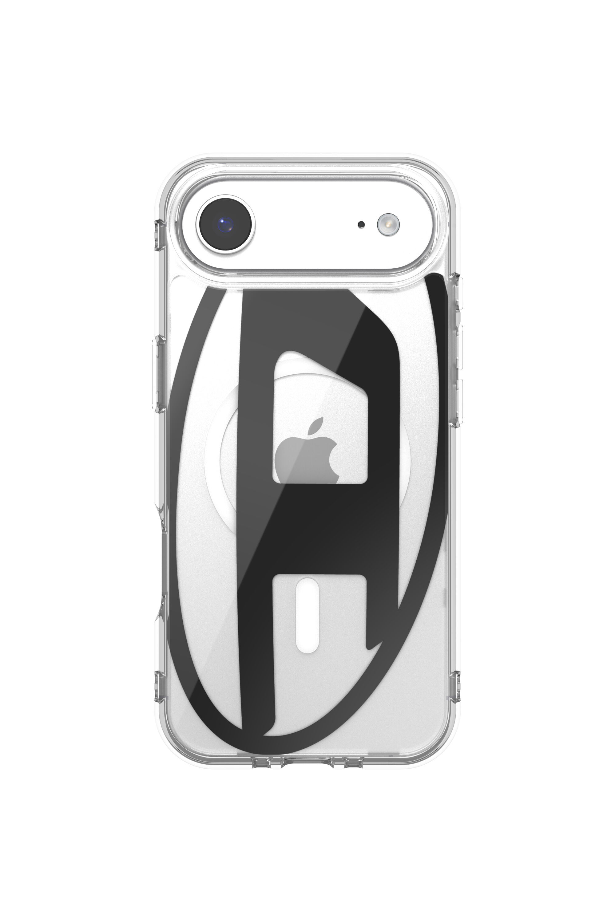 Diesel - 60416 AOP CASE, Unisex Oval D Metallic-Hülle mit Magsafe für iPhone 17 Air in Schwarz - 2
