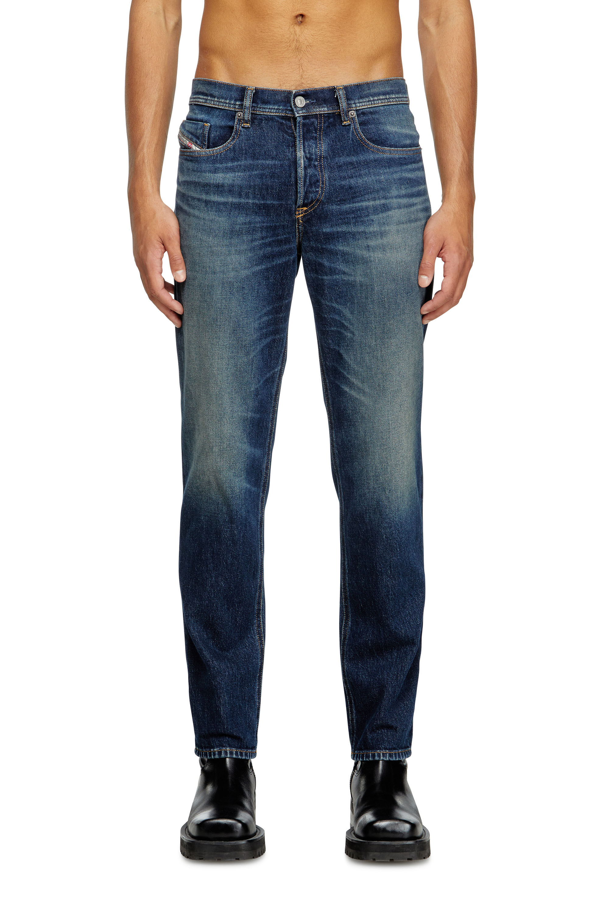 Diesel - Herren Regular Jeans 2023 D-Finitive 09M10, Dunkelblau - 3