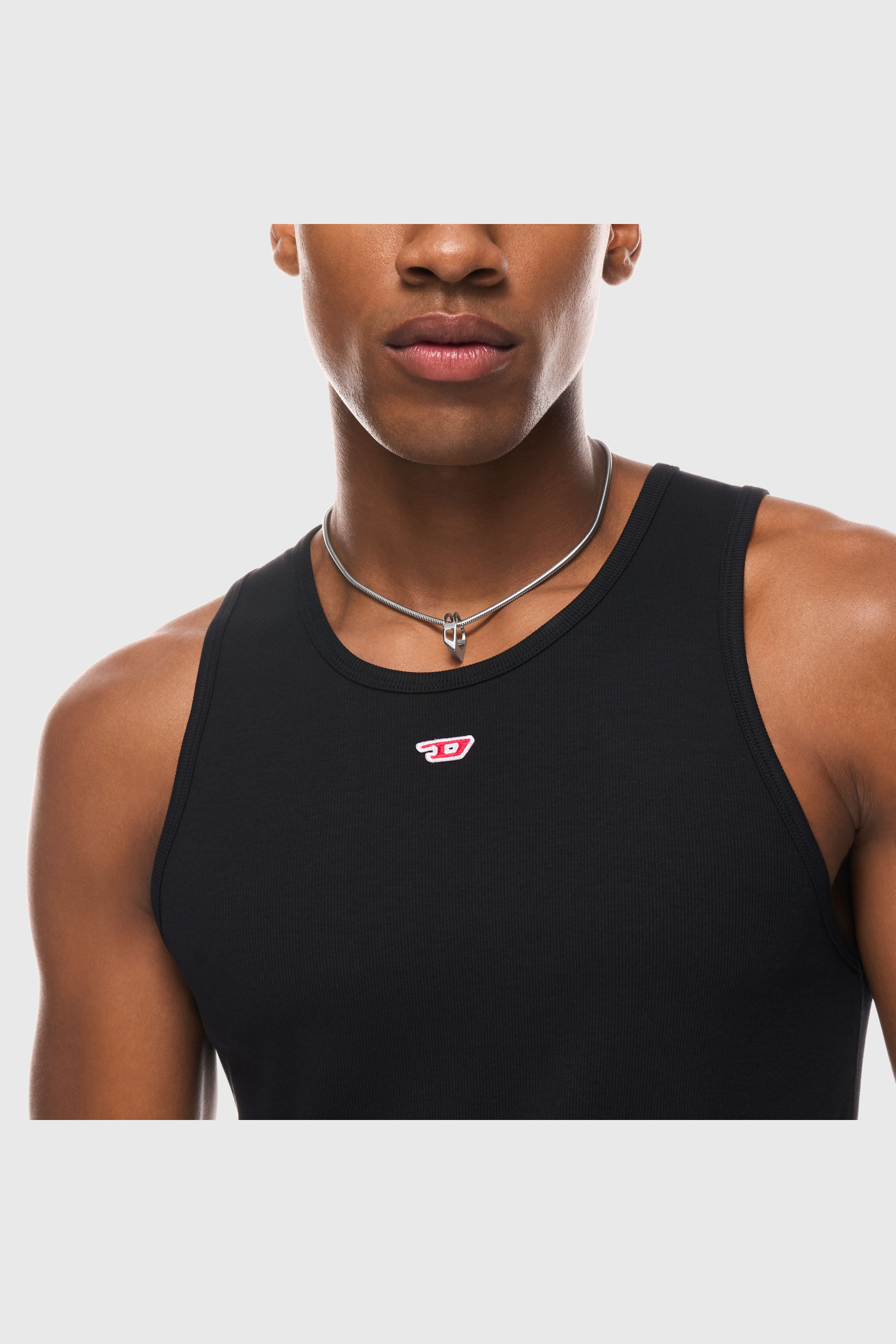 Diesel - DX167240 JEWELLERY, Unisex Halskette aus Edelstahlgliederkette in Silber - 4