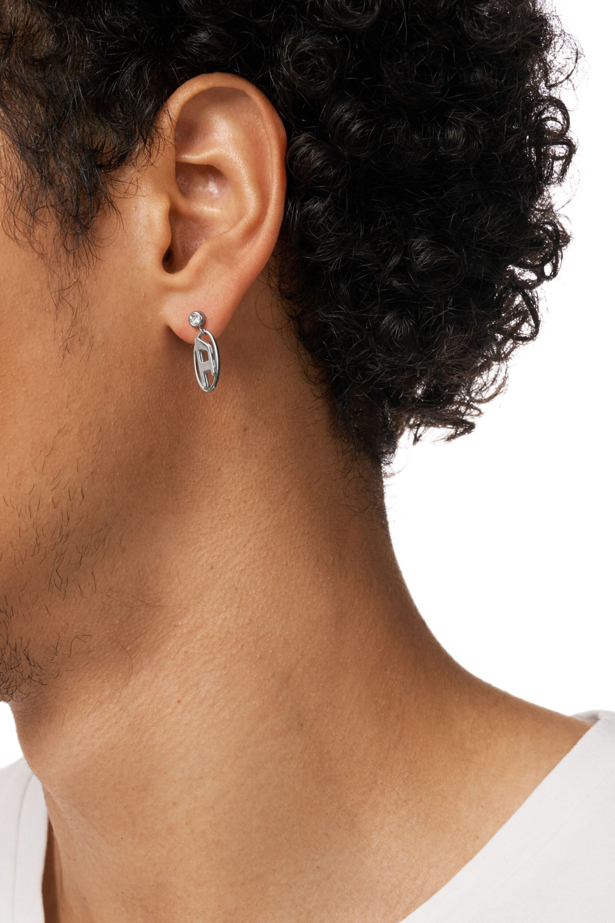 Diesel - DX1655040 JEWELLERY, Unisex Halskette aus Edelstahl mit Kette in Silber - 4