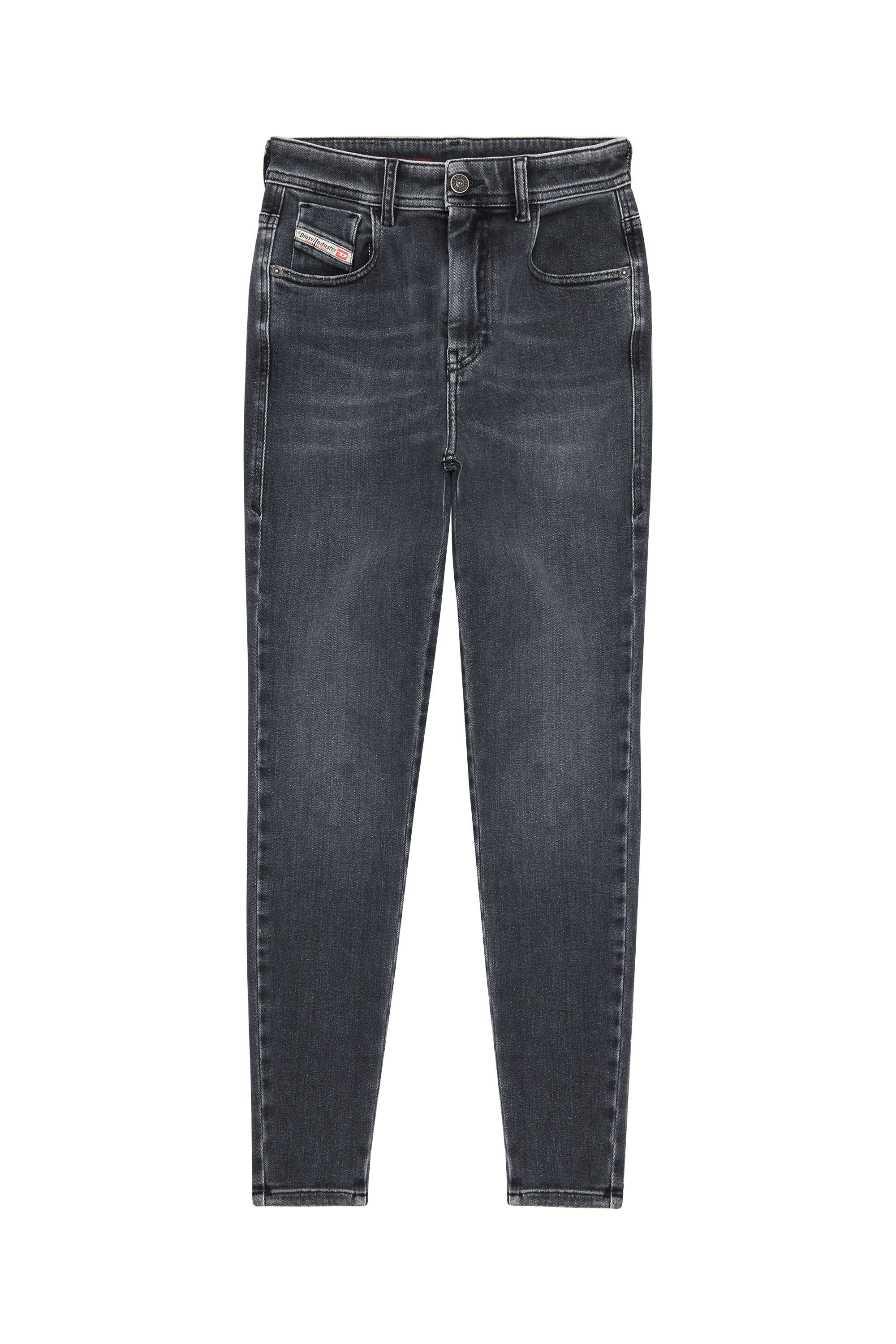 Diesel - Super skinny Jeans 1984 Slandy-High 09D61, Black/Dark grey - Image 2