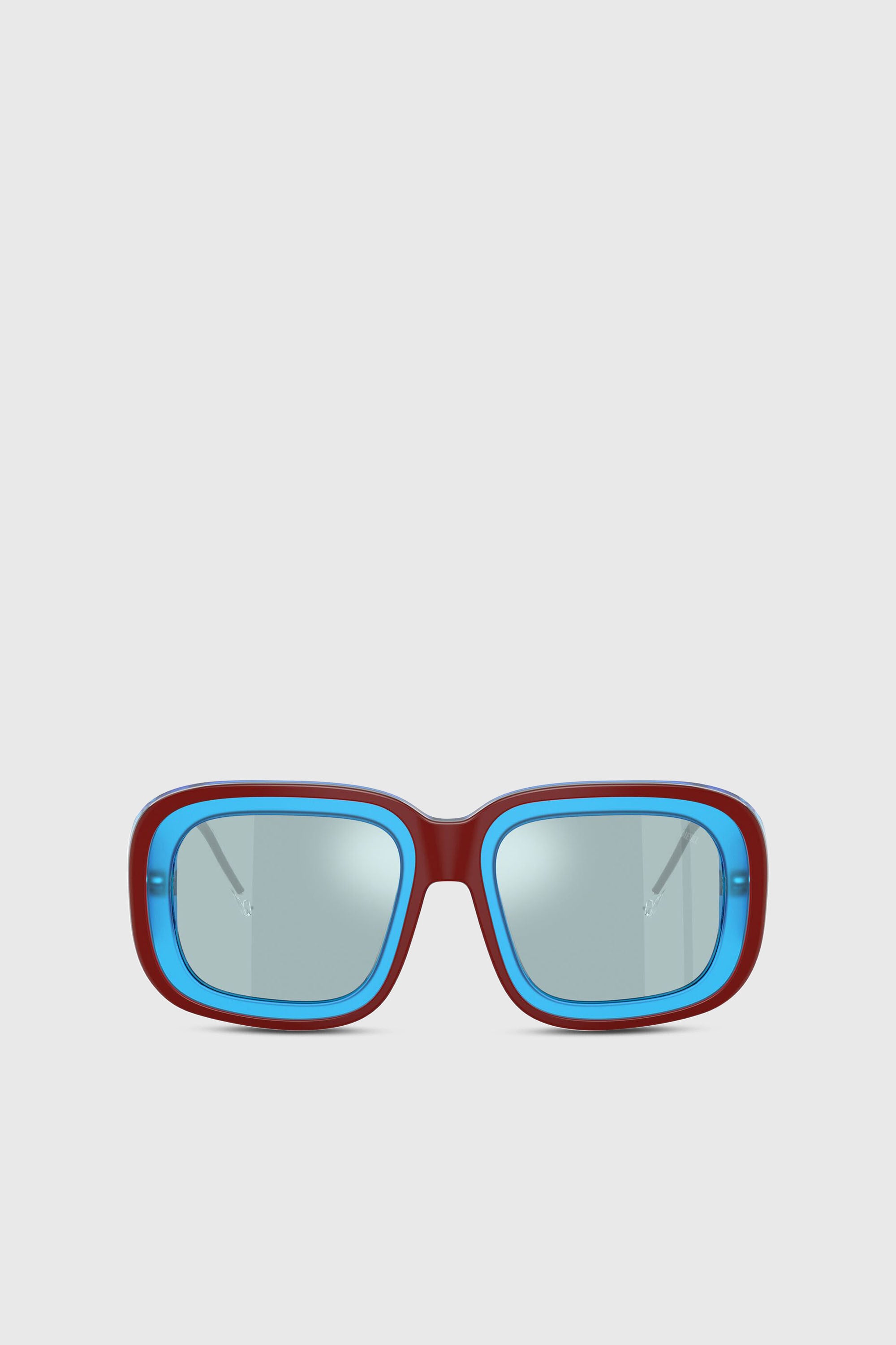Diesel - 0DL2015U, Unisex Quadratische Sonnenbrillen in Braun/Blau - 1
