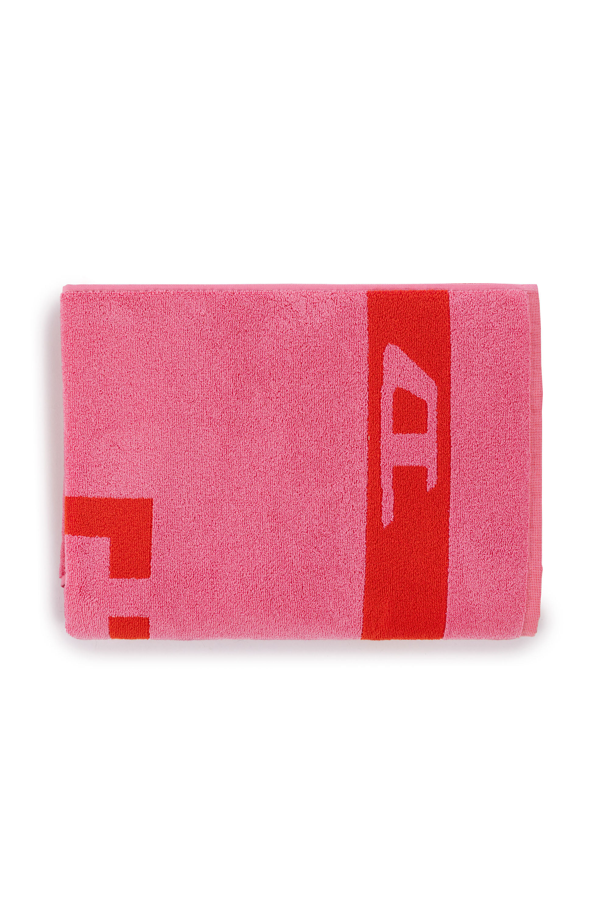 Diesel - 1018133  PIXEL TOYS 1 PINK/RED TOWEL, Unisex Frotteehandtuch 100x180 cm in Rot - 4