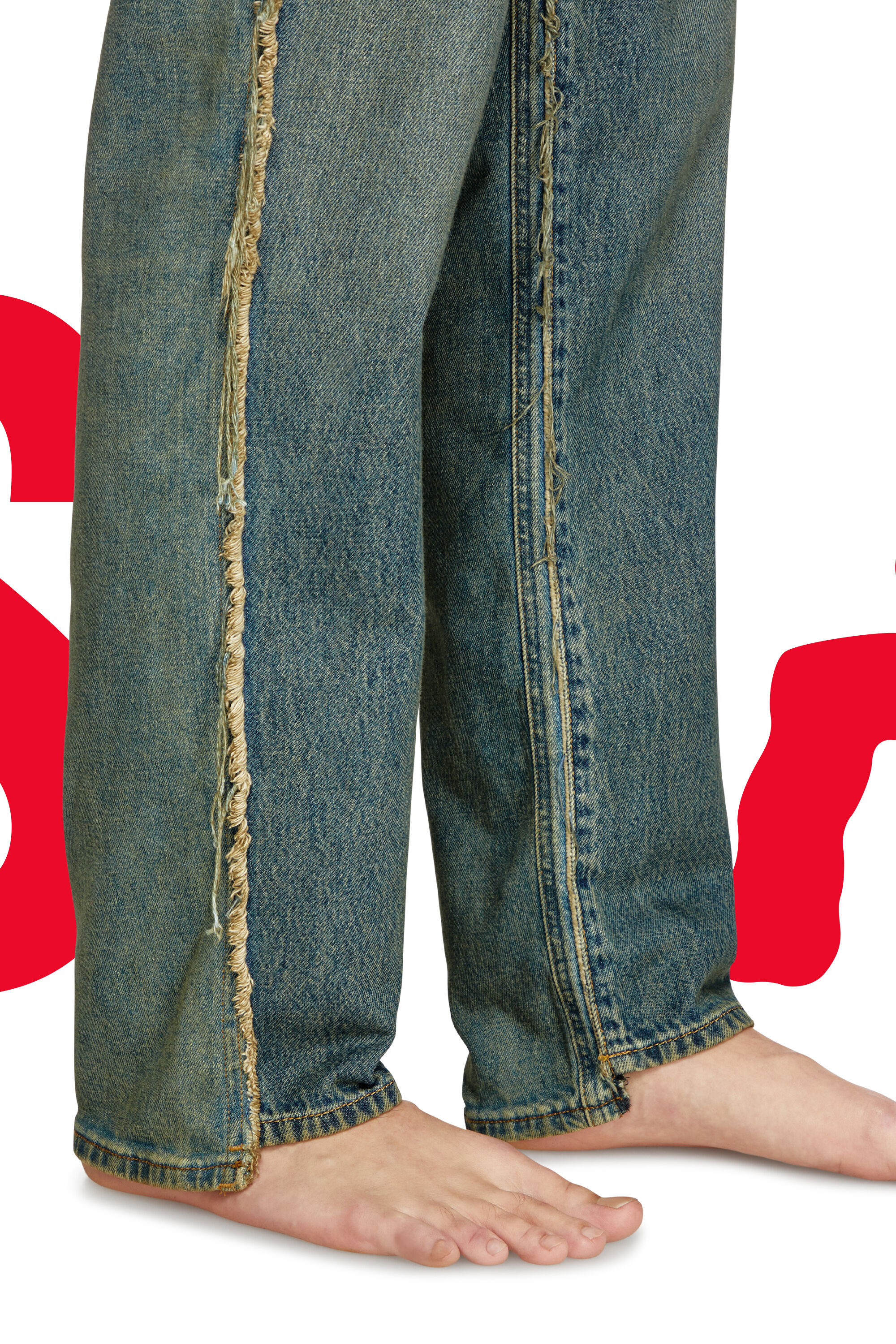 Diesel - Herren Regular Jeans Dieseloves 03 09M98, Dunkelblau - 5