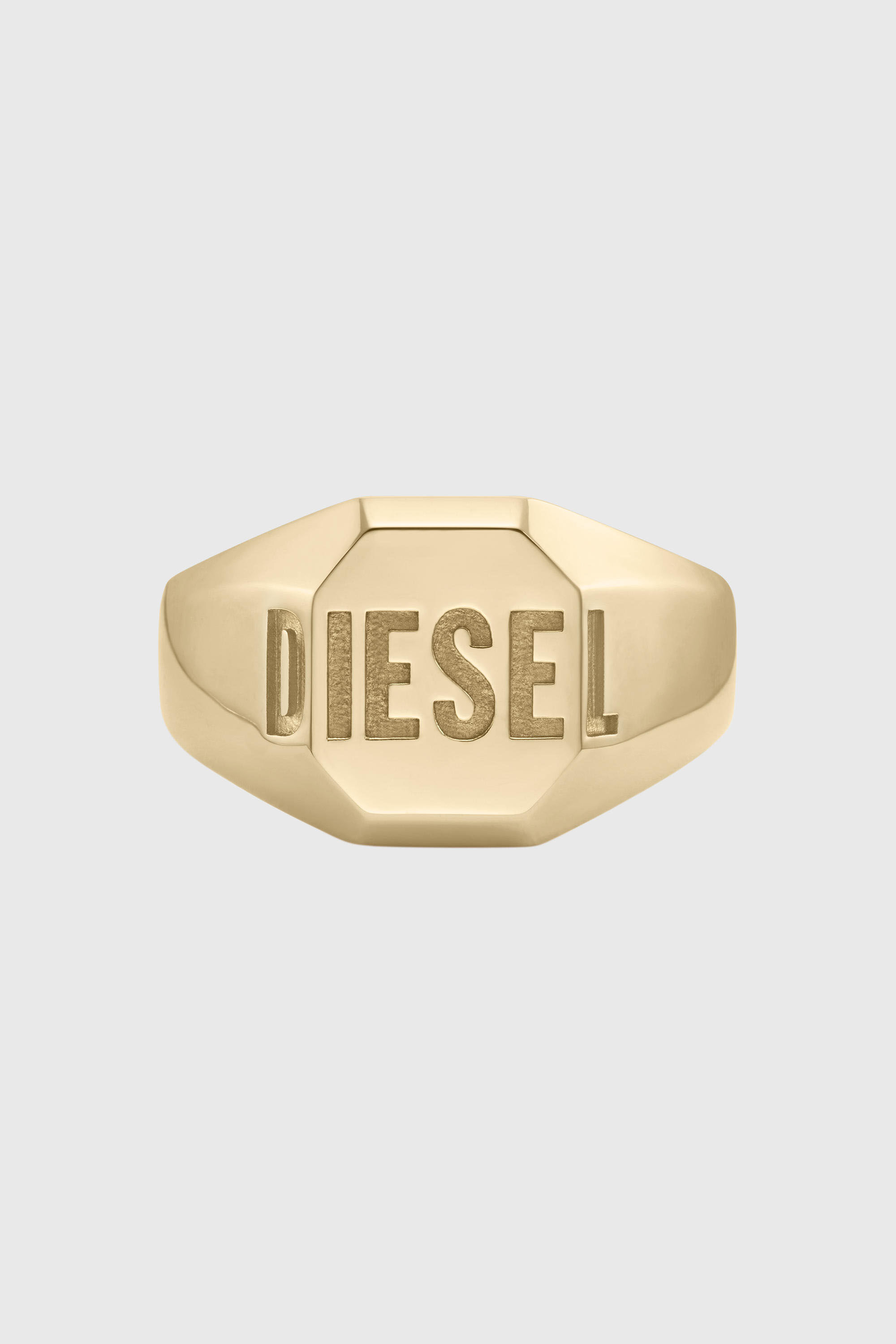 Diesel - DX1742710, Unisex Siegelring in Goldoptik in Gold - 3