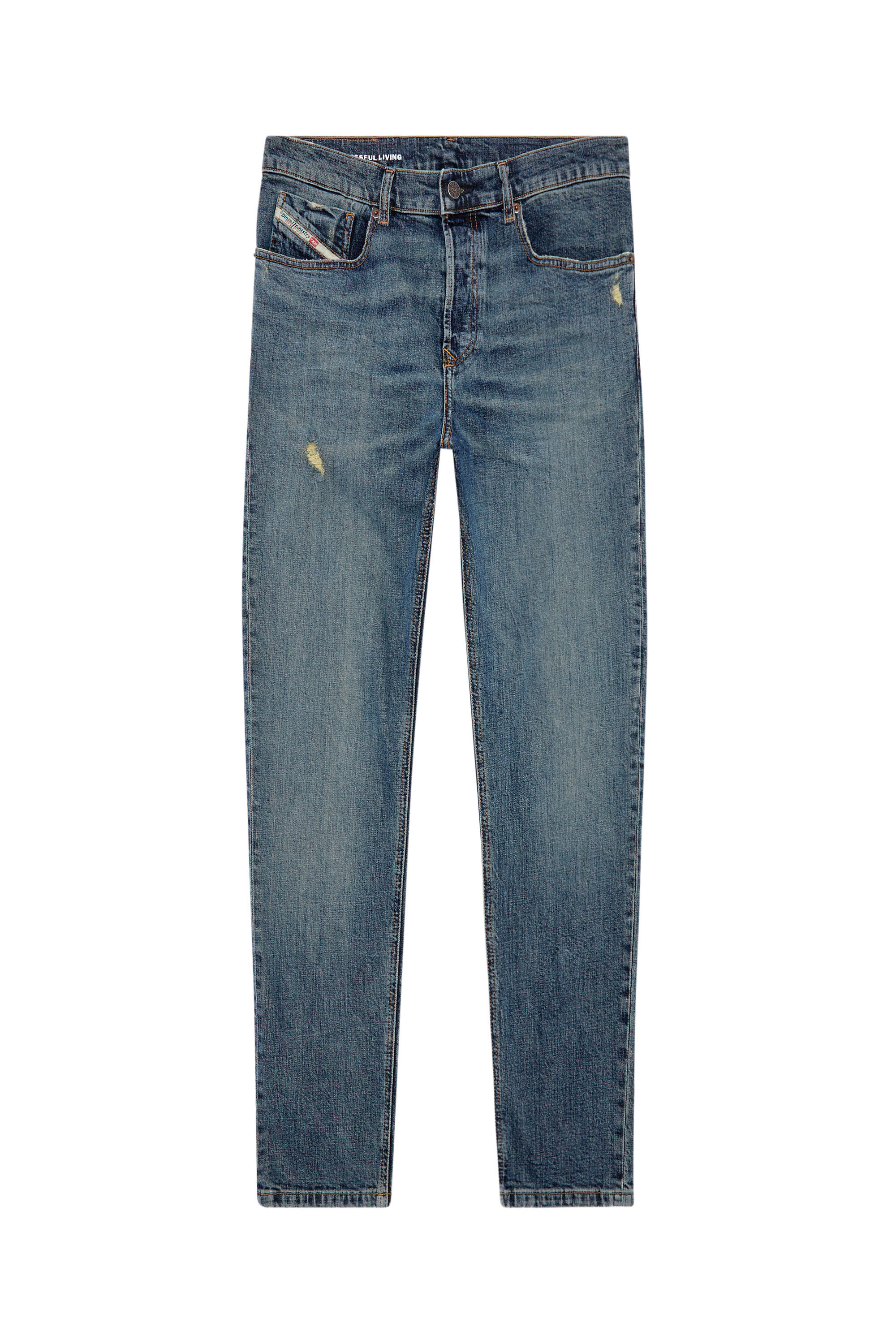 Diesel - Tapered Jeans 2005 D-Fining 0DQAC, Mittelblau - Image 2
