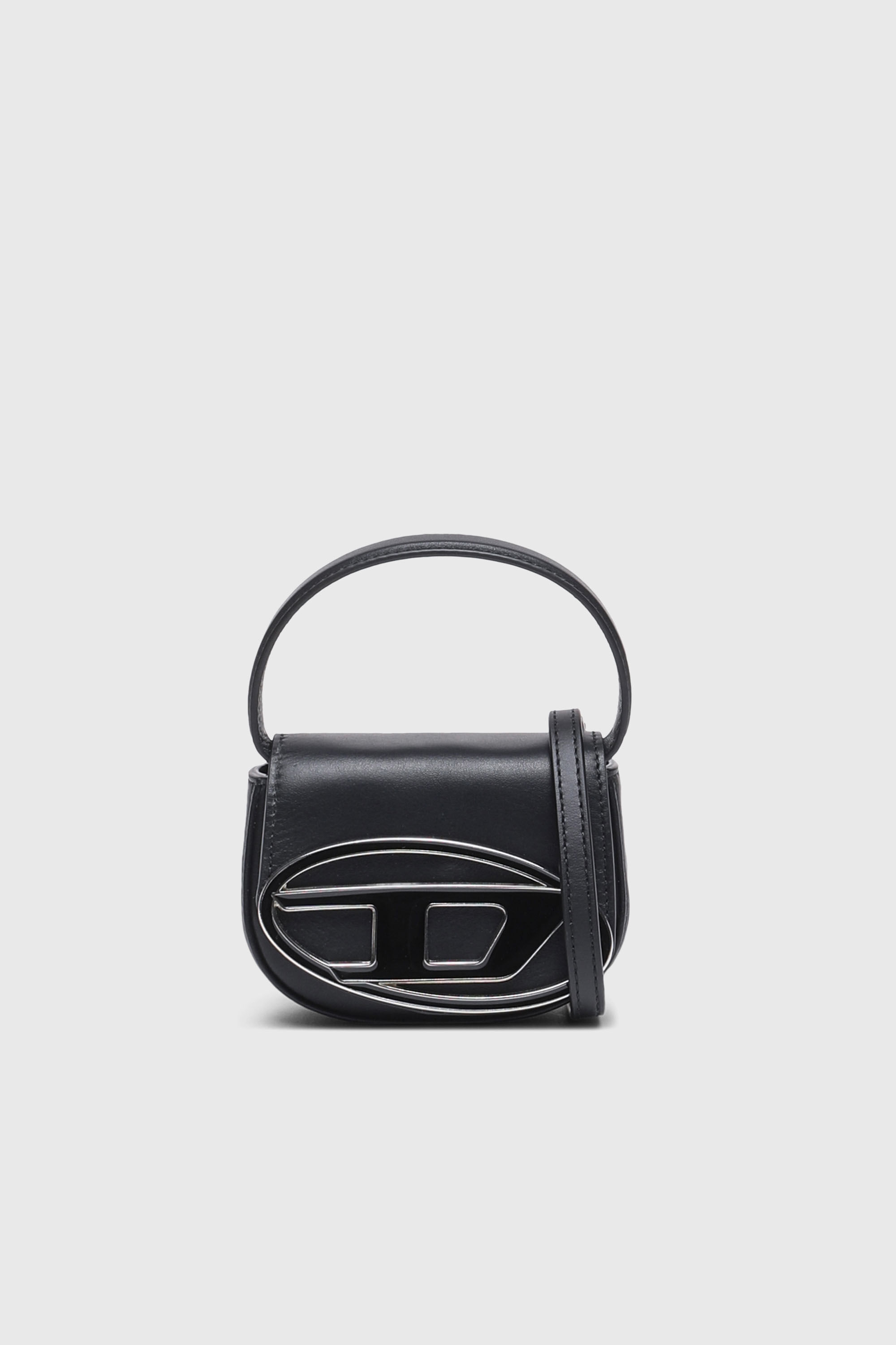 Diesel - 1DR XS, Damen 1DR XS-Ikonische Minitasche mit D logo-Plakette in Schwarz - 2