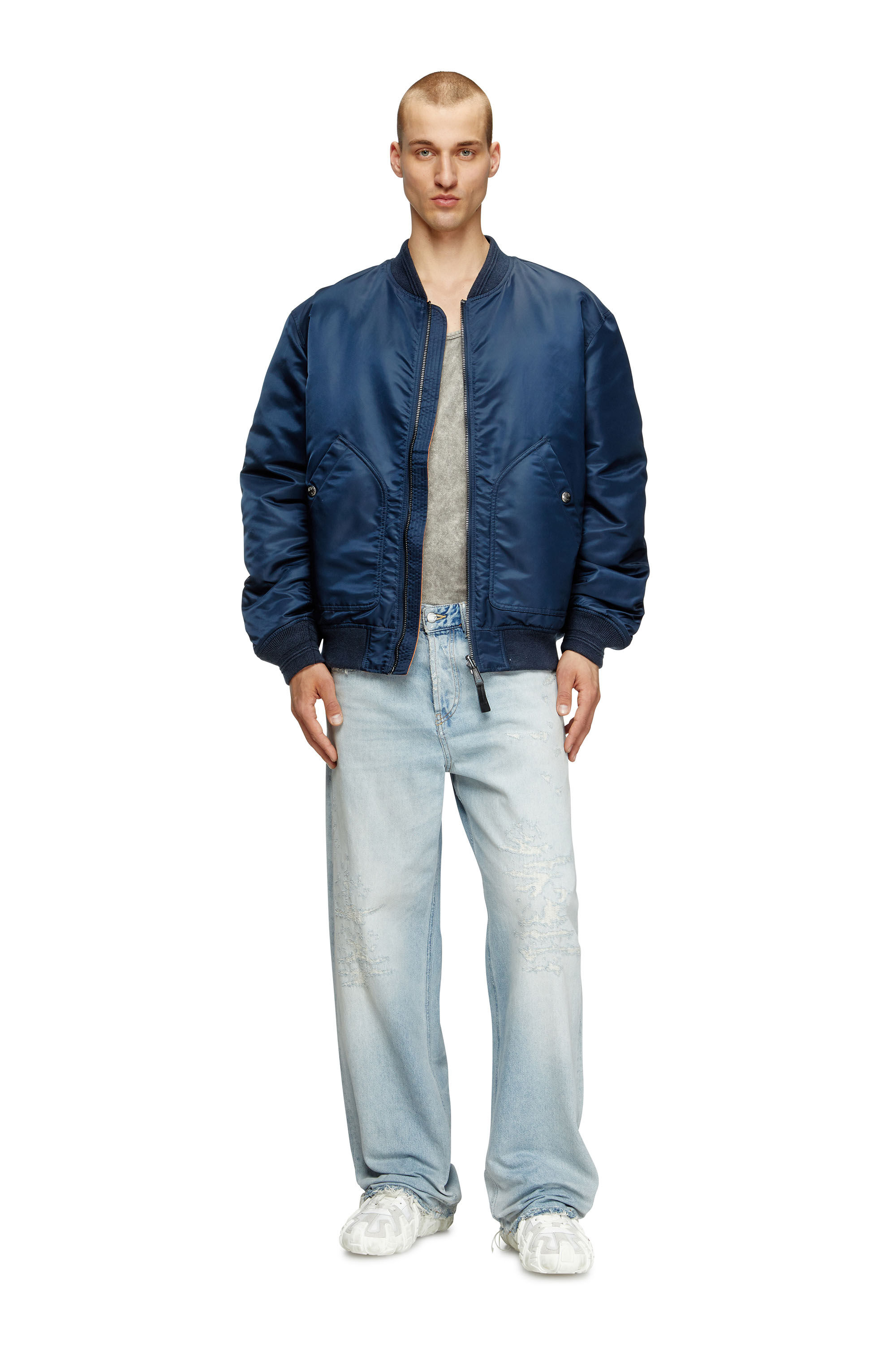 Diesel - Herren Relaxed Jeans 2001 D-Macro 09M53, Hellblau - 1