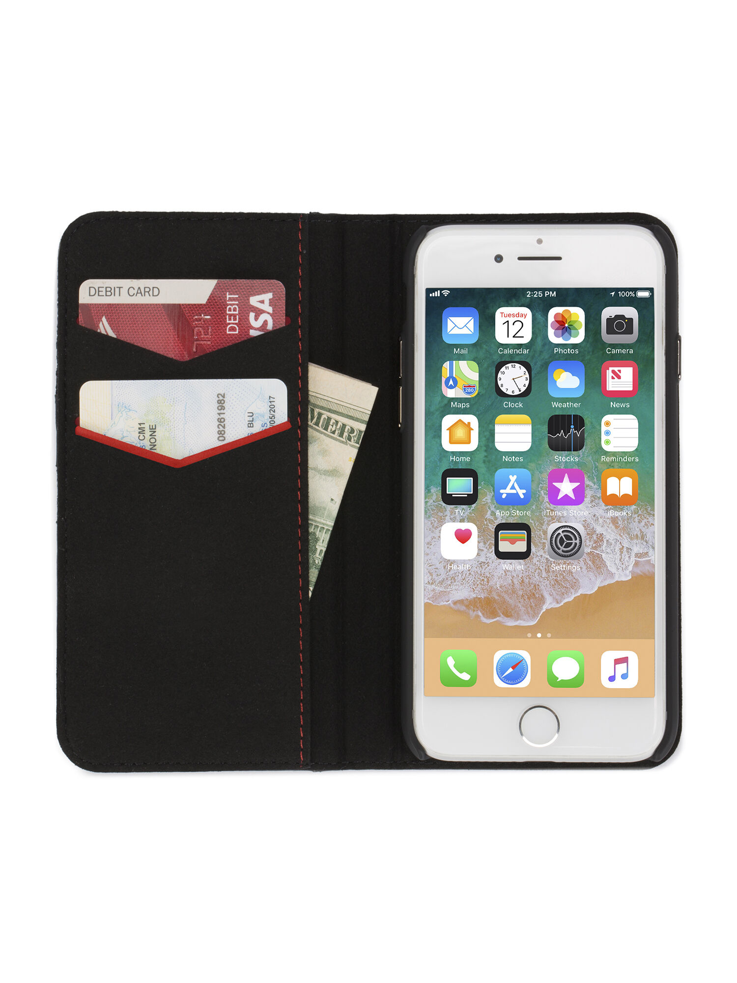 DENIM IPHONE 8 PLUS/7 PLUS FOLIO, Jeansblau