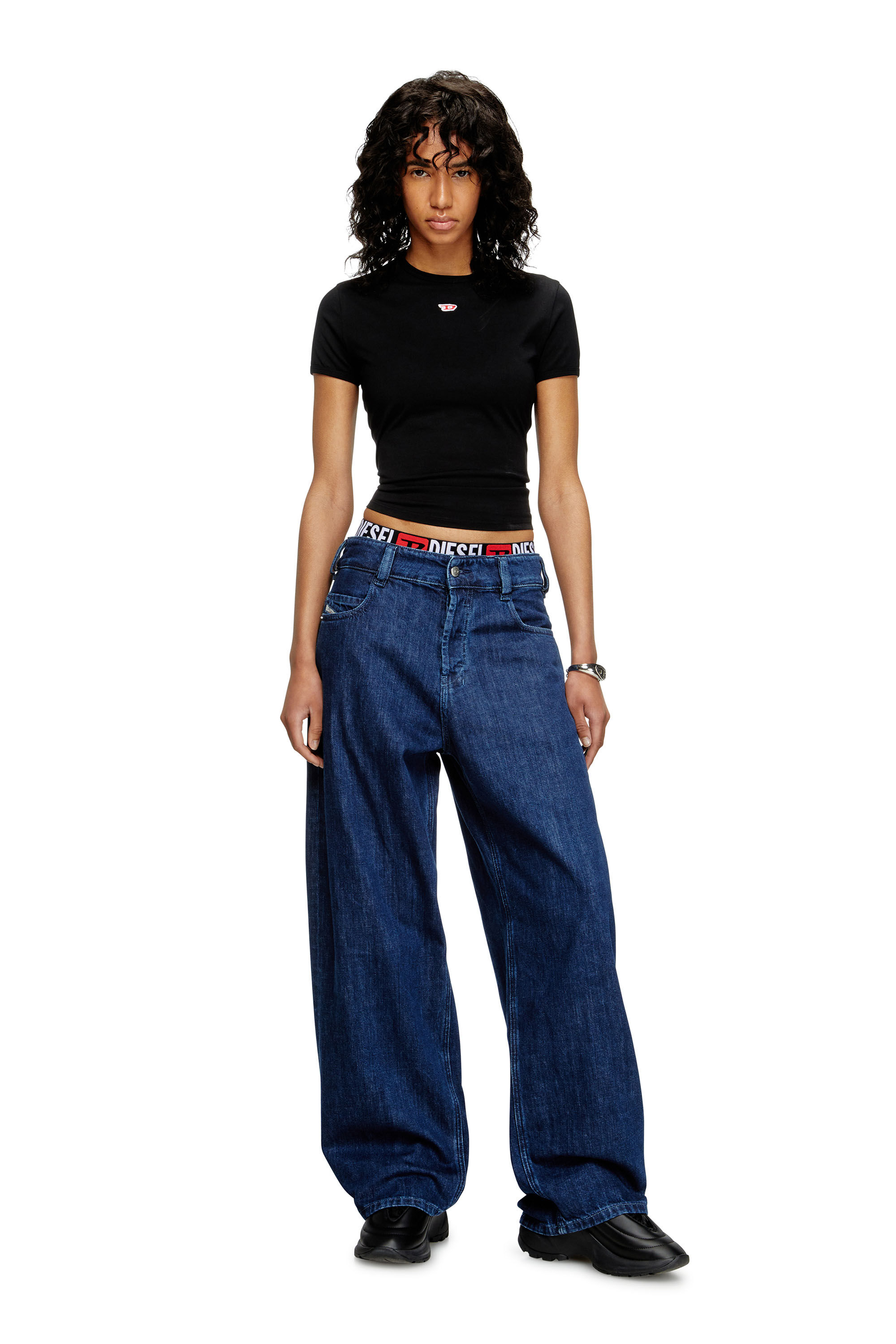 Diesel - Unisex Relaxed Jeans 1997 D-Enim-M 0DBDX, Dunkelblau - 7