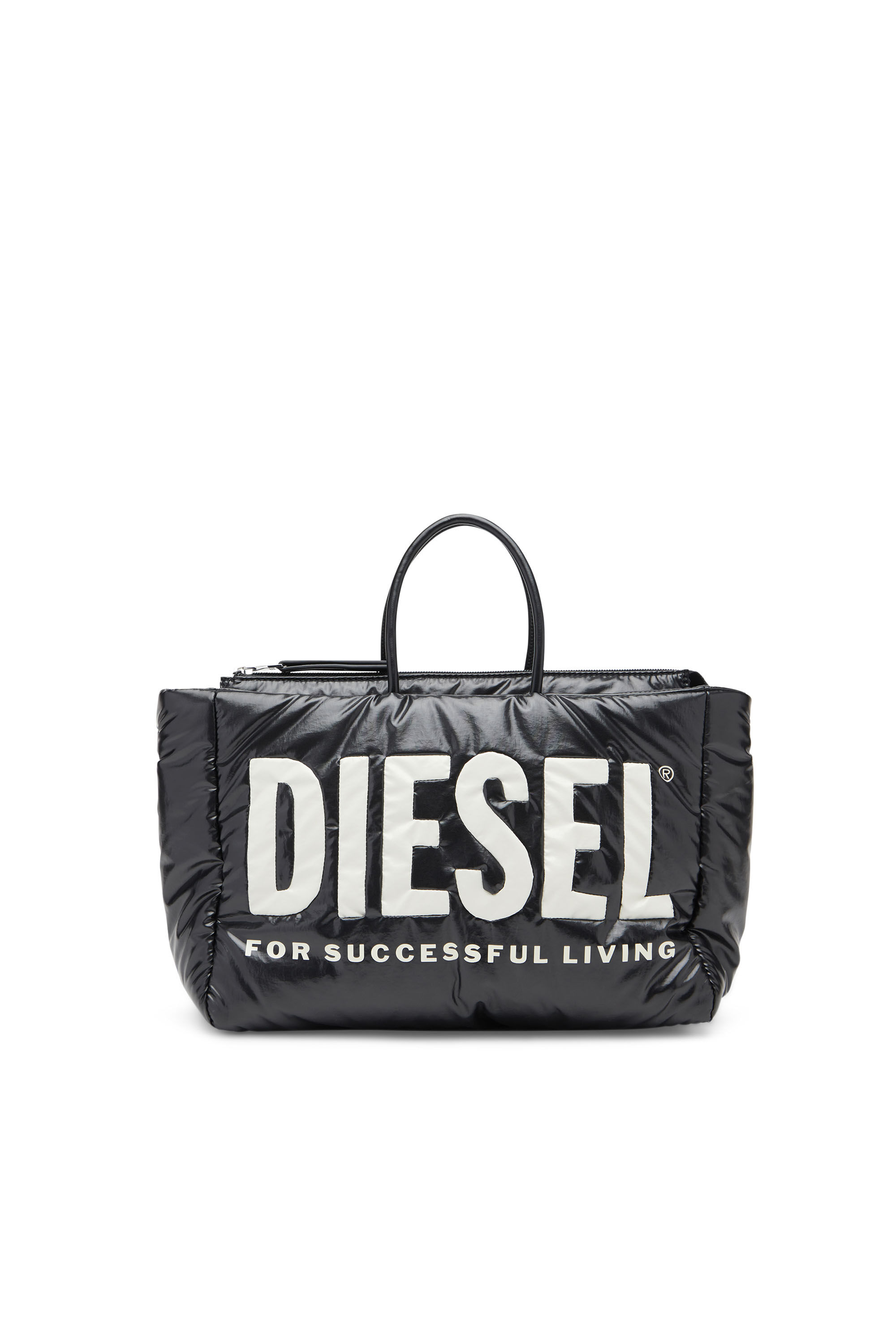 Diesel - PUFF DSL TOTE M X, Schwarz - Image 2
