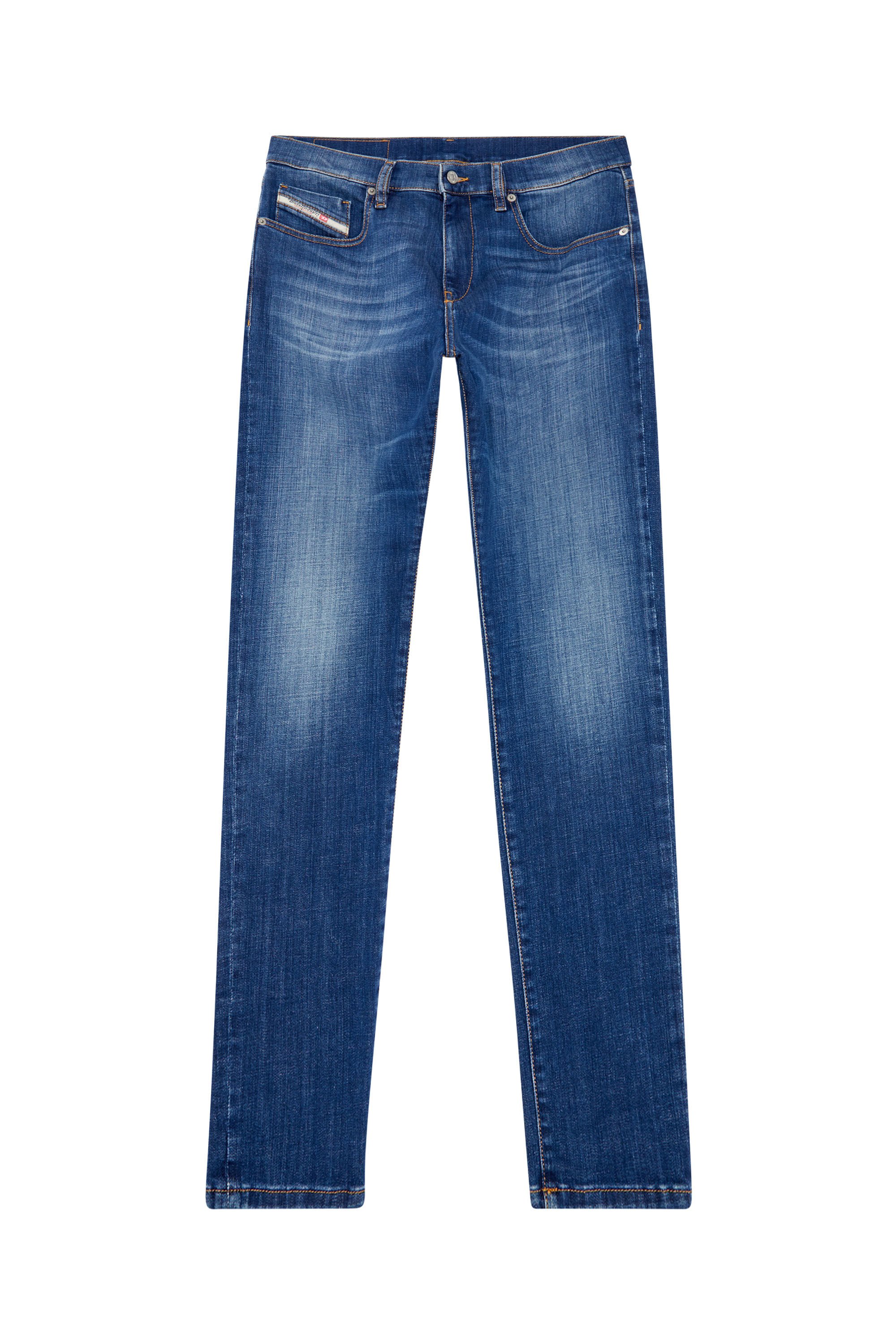 Diesel - Slim Jeans 2019 D-Strukt 09K04, Mittelblau - Image 2