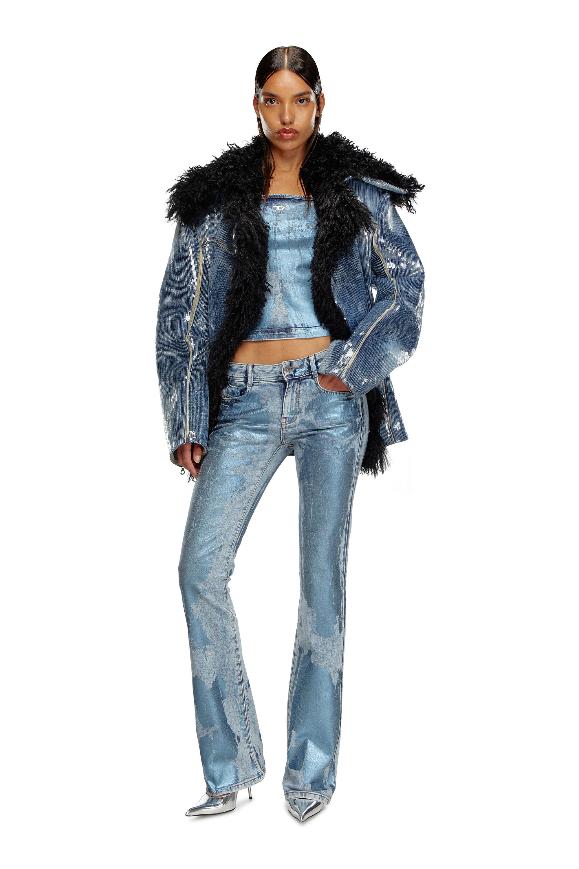 Diesel - Damen Bootcut Jeans 1969 D-Ebbey 0AJEU, Hellblau - 1