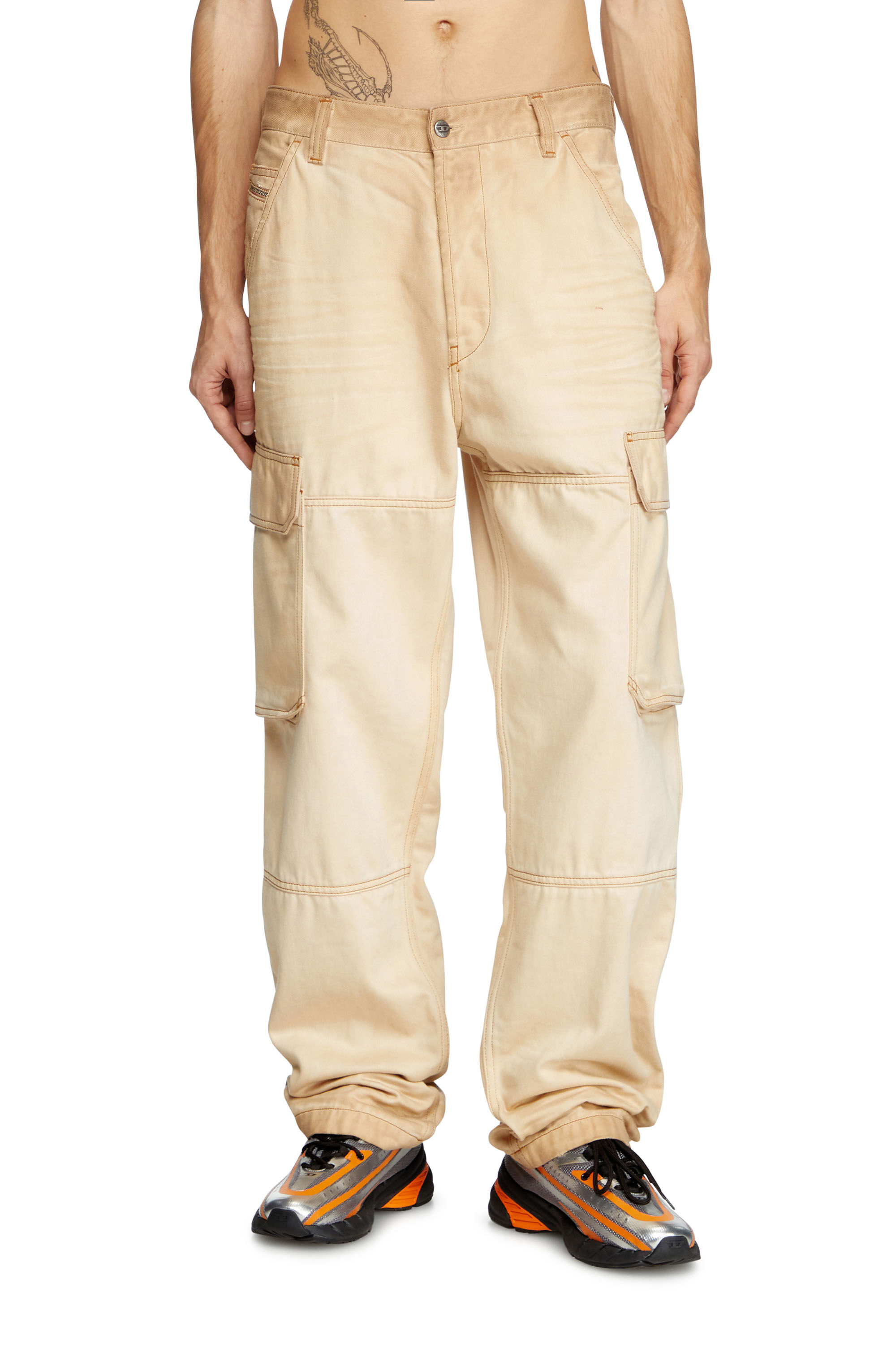 Diesel - Herren Regular Jeans D-Uty 09L26, Beige - 3