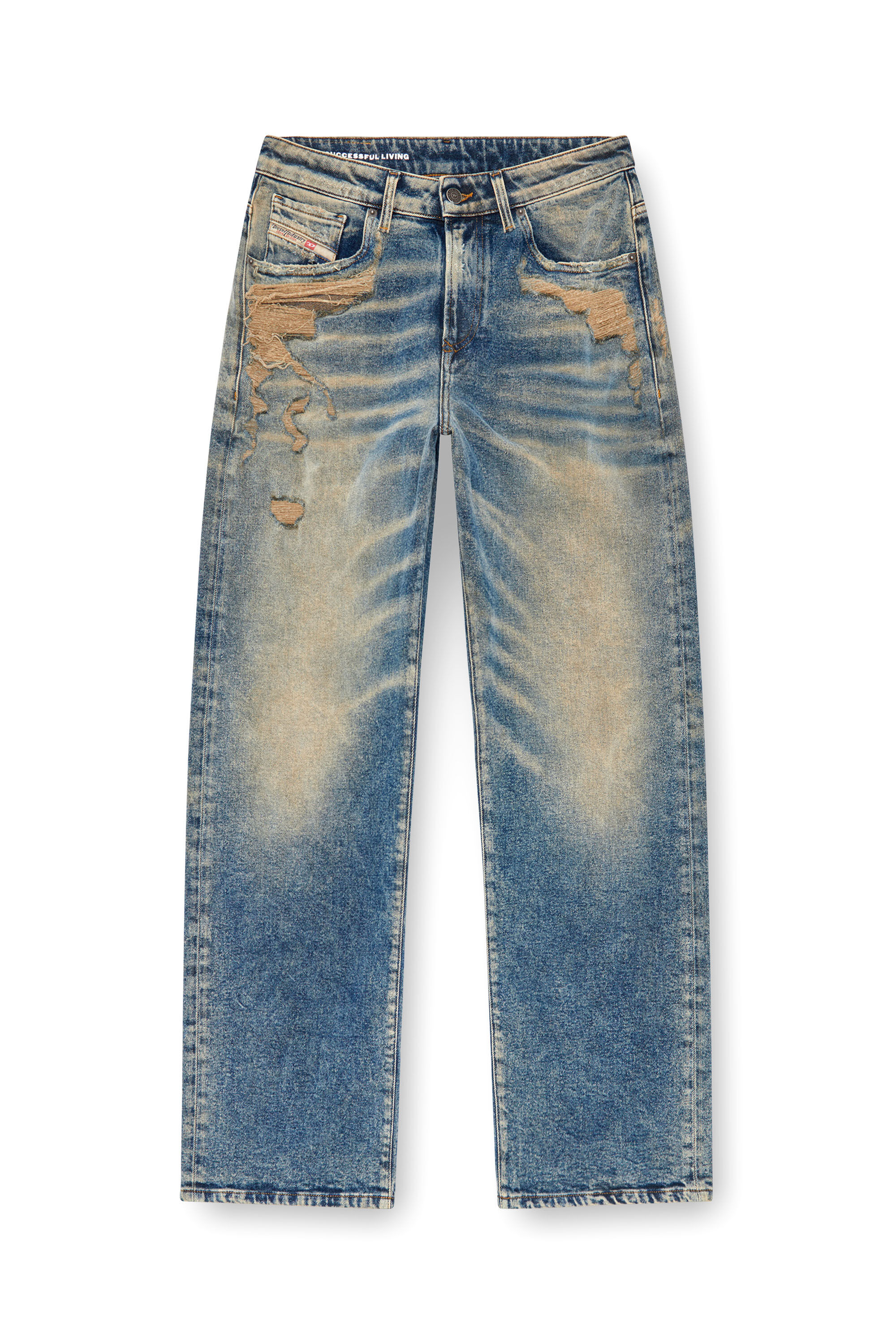 Diesel - Damen Straight Jeans 1999 D-Reggy 09K32, Mittelblau - Image 2